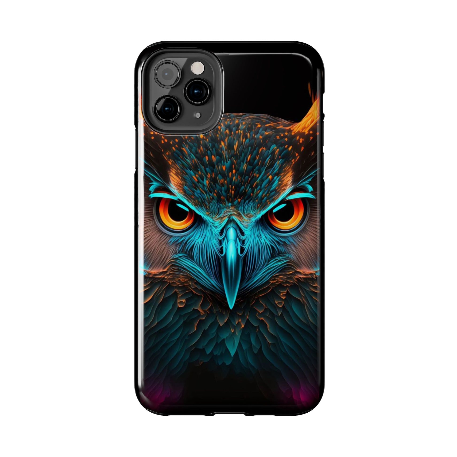 Neon Owl Theme Phone Cases for iPhones & Samsung Phones