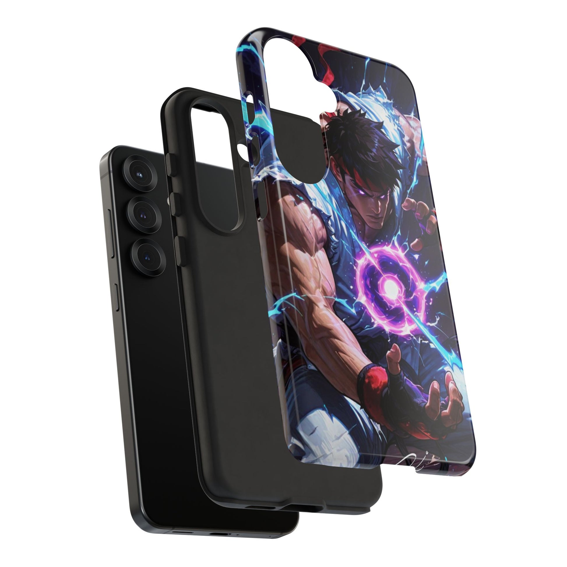 Street Fighter Ryu Gamer Art Tough Cases for iPhones, Samsung, and Pixel
