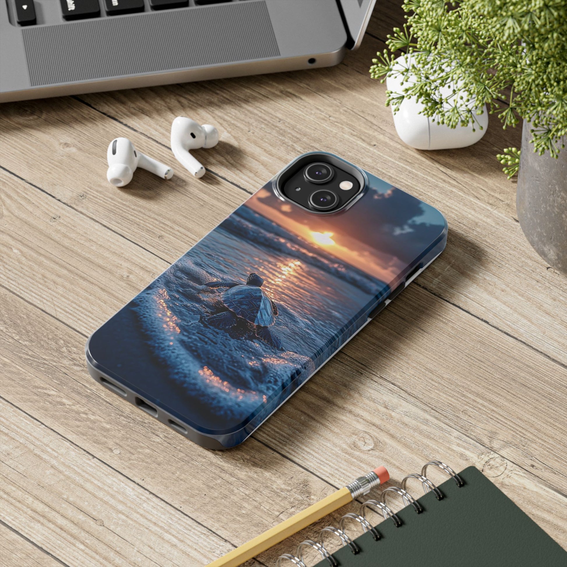 Beautiful Sea Turtle Themed Tough Phone Cases for Iphones & Samsung Phones
