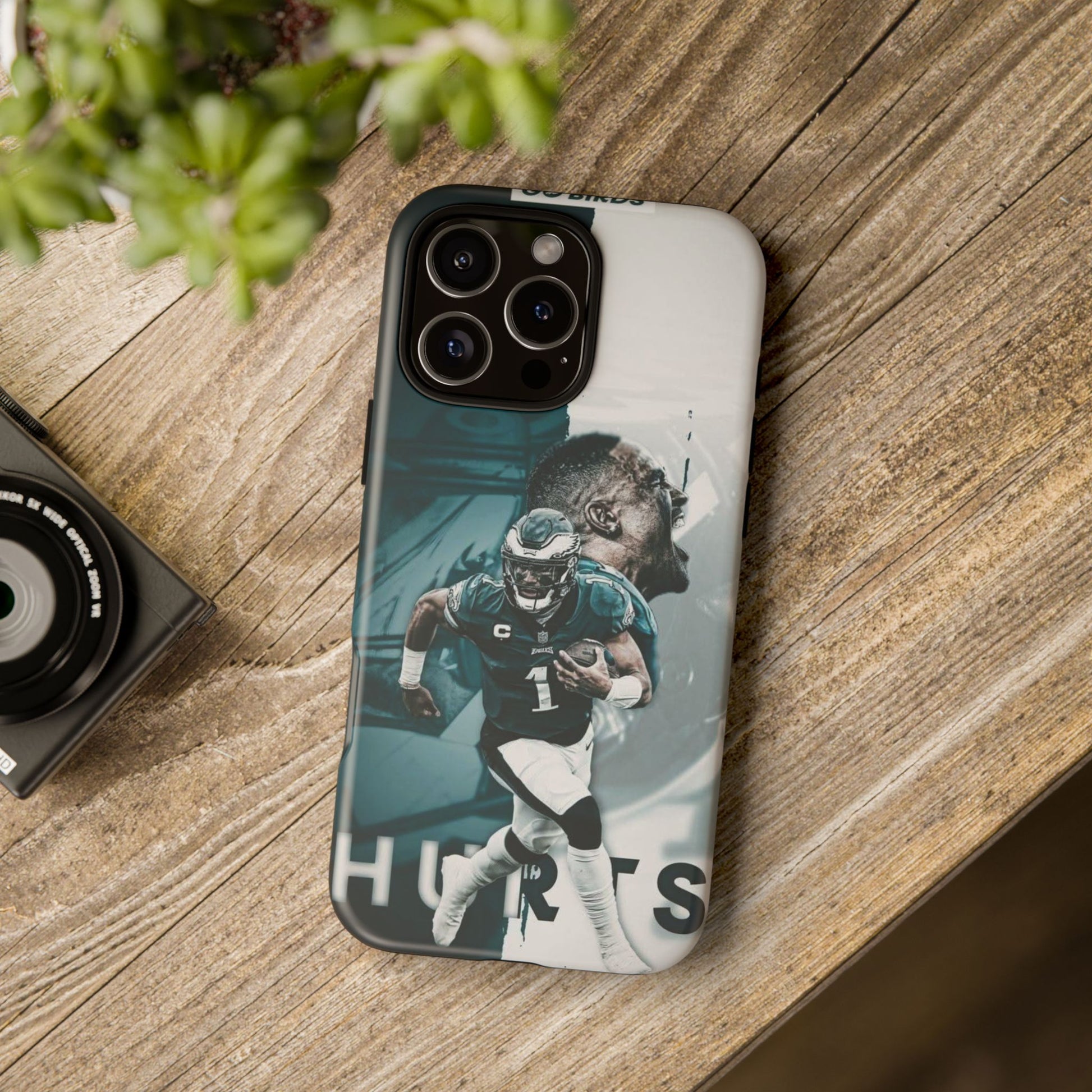 Jalen Hurts Eagles Football Tough Cases for iPhones, Samsung, and Pixel