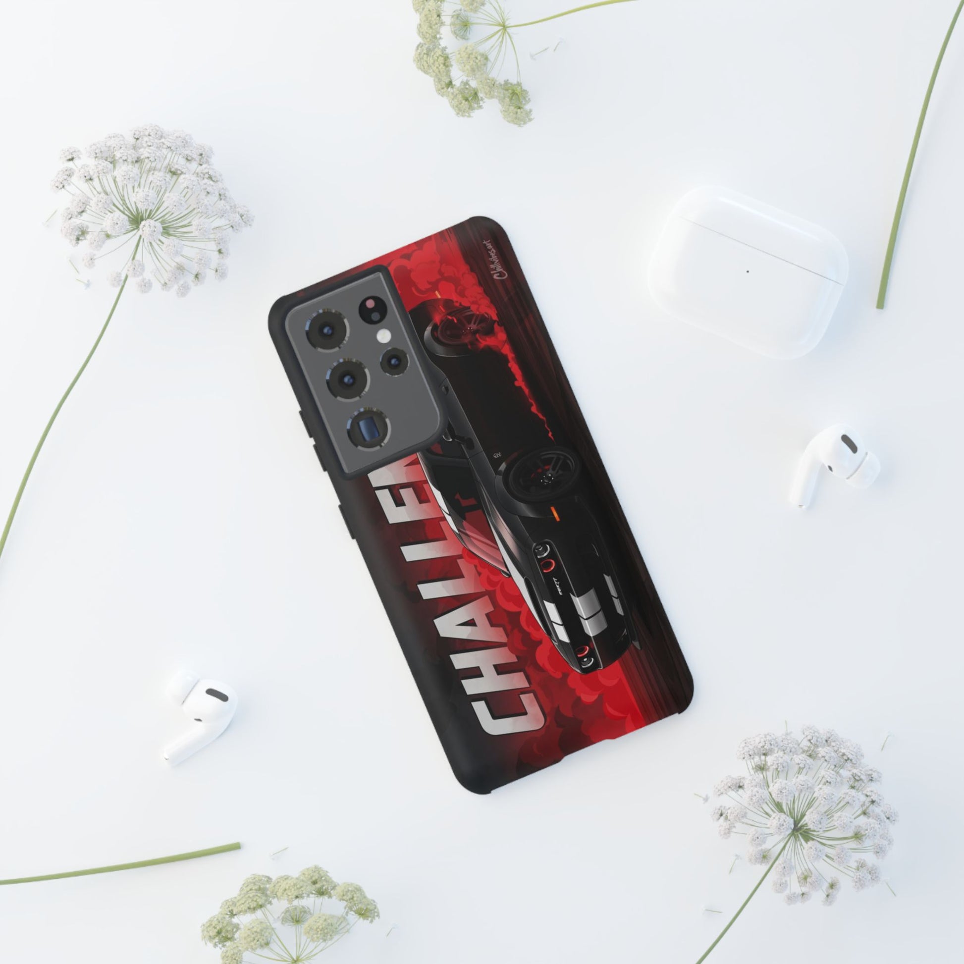 Hellcat Challenger Durable Tough Cases for iPhones, Samsung, and Pixel