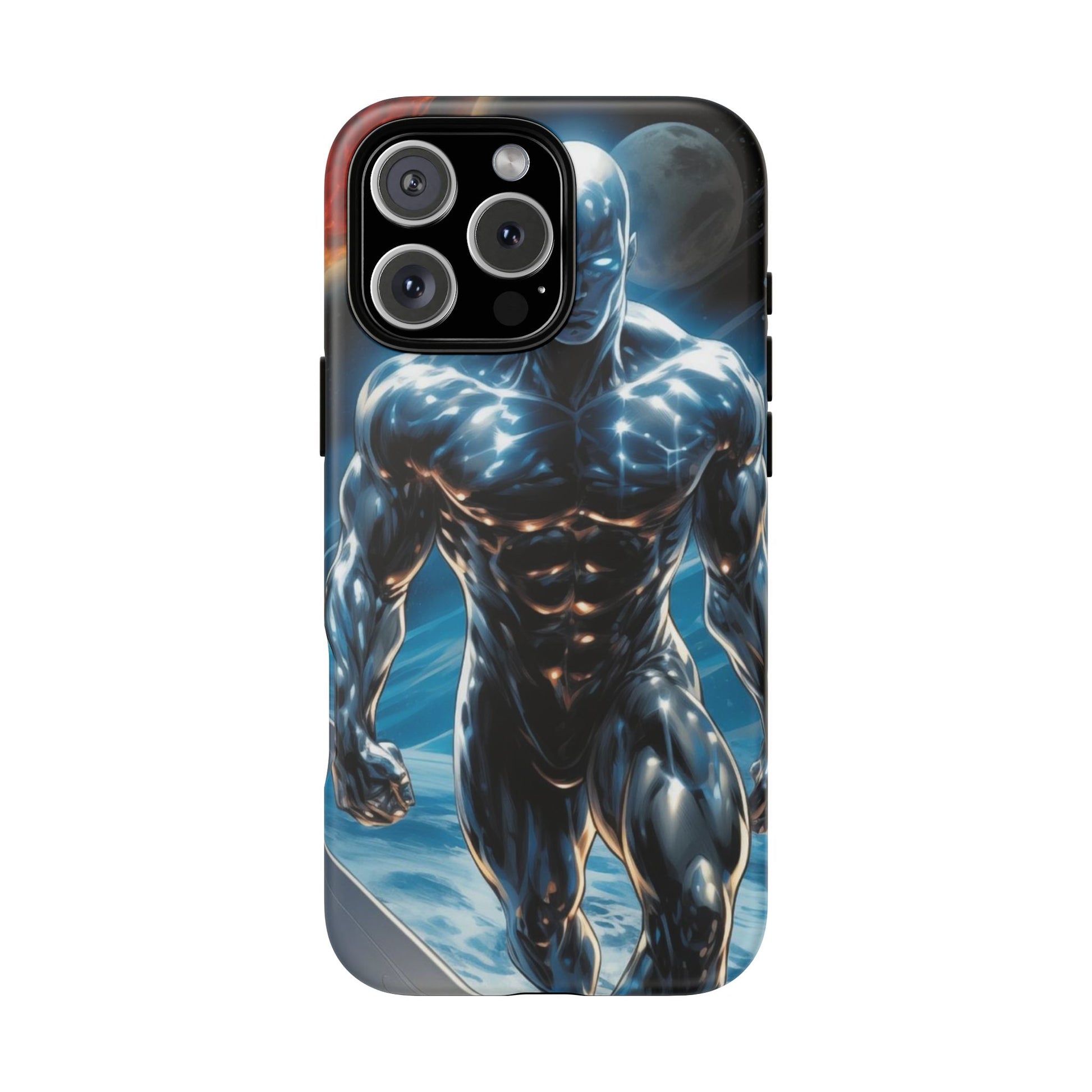 The Silver Surfer Comic Art Phone Case, Tough Cases for iPhones, Samsung, and Pixel