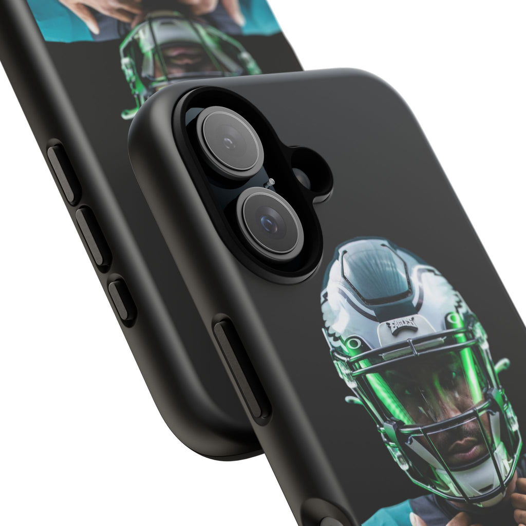 Eagles Football Jalen Hurts Tough Cases for iPhones, Samsung, and Pixel