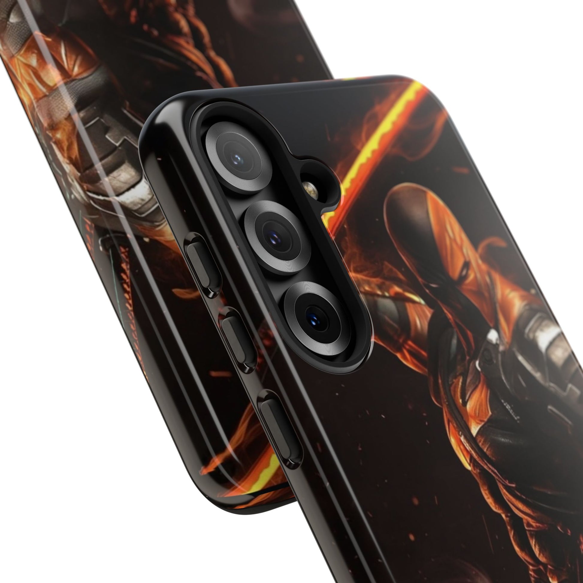 DC Comics Death Stroke Tough Cases for iPhones, Samsung, and Pixel
