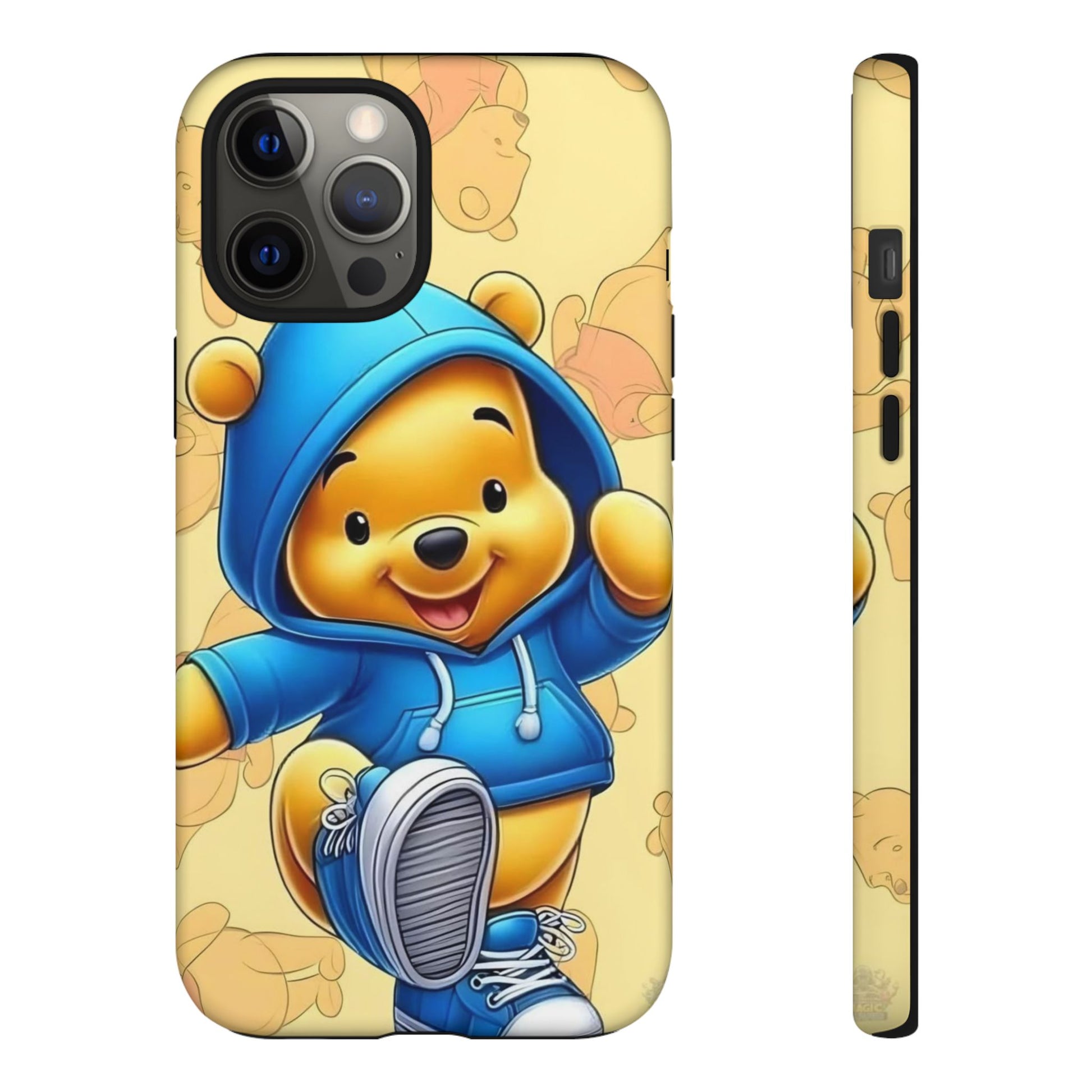 Cute Pooh Bear Phone Case, Tough Case