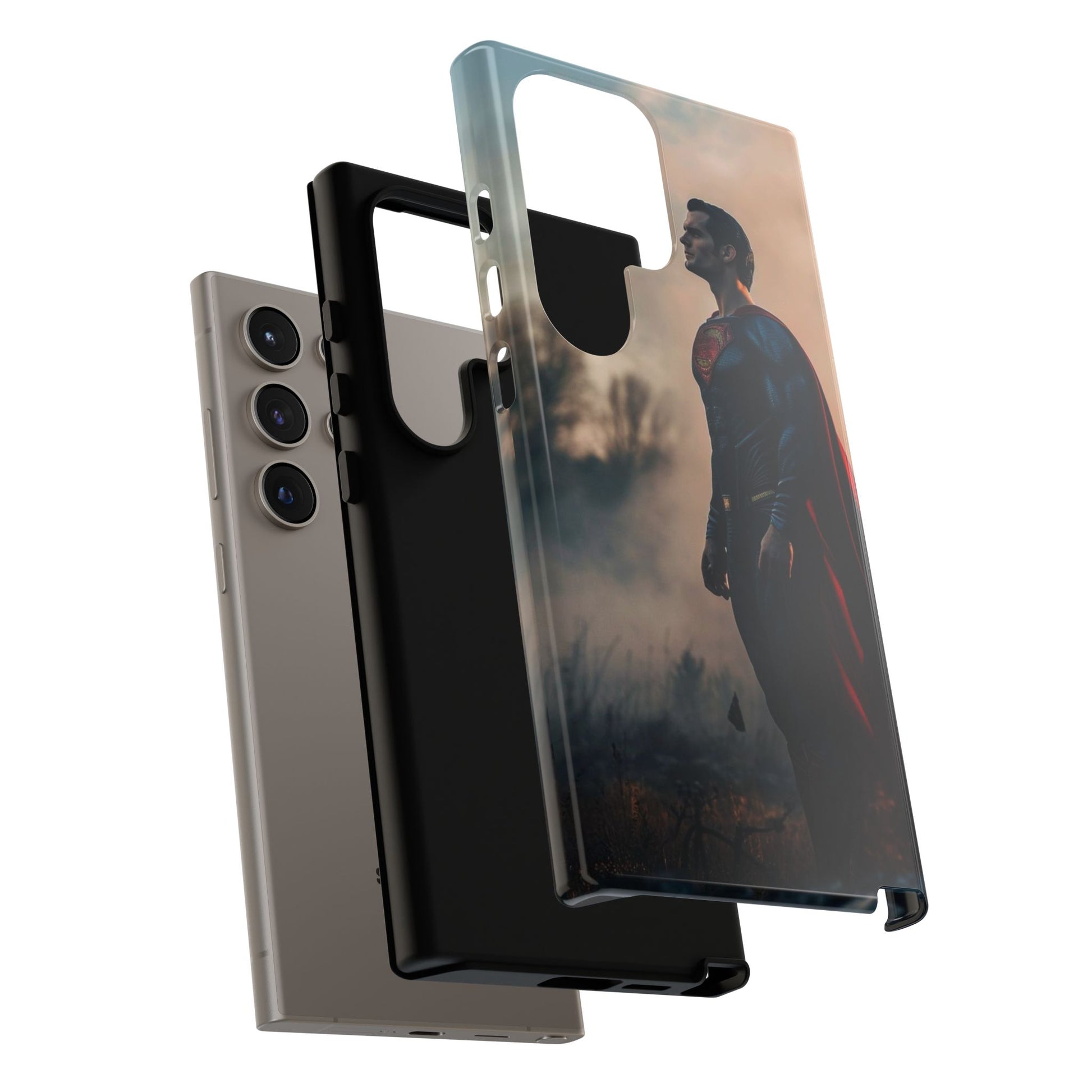 Henry Cavil Superman Tough Cases for iPhones, Samsung, and Pixel