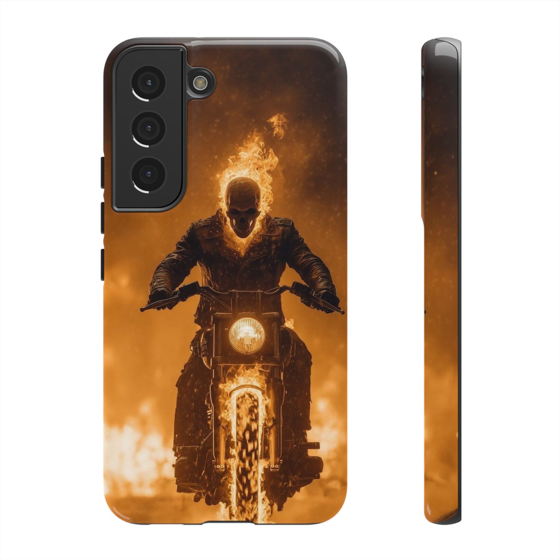Marvel's Ghostrider Tough Cases for iPhones, Samsung, and Pixel