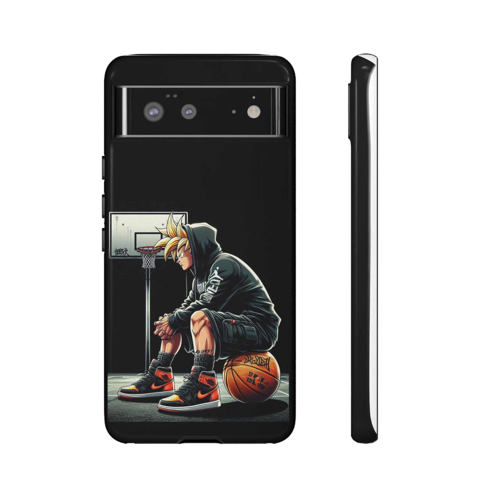 Son Goku Basketball Tough Cases for iPhones, Samsung, and Pixel