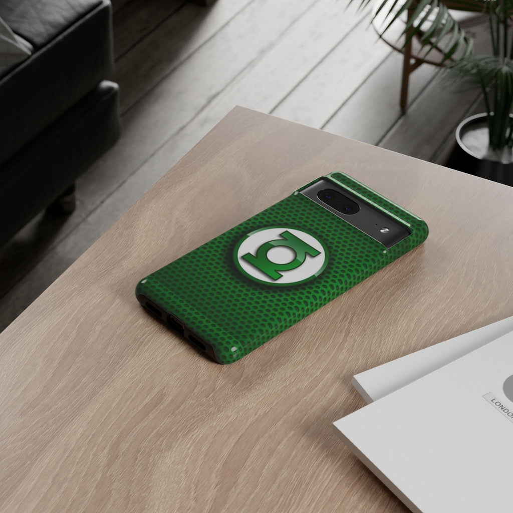 Green Lantern Logo Phone Case, Tough Cases, DC Case for iPhones, Samsung, and Pixel