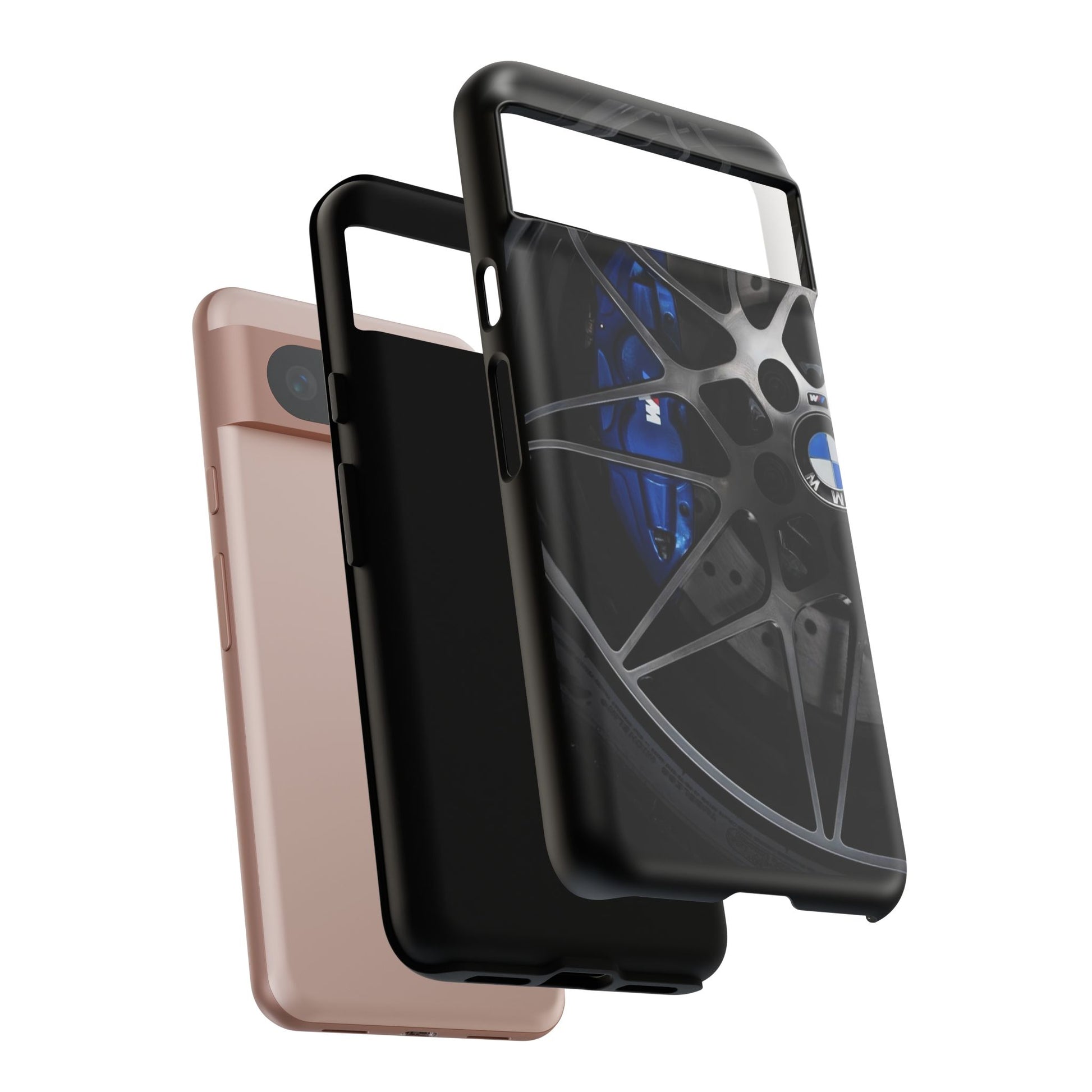 BMW M3 Racing Wheels Tough Cases for iPhones, Samsung, and Pixel