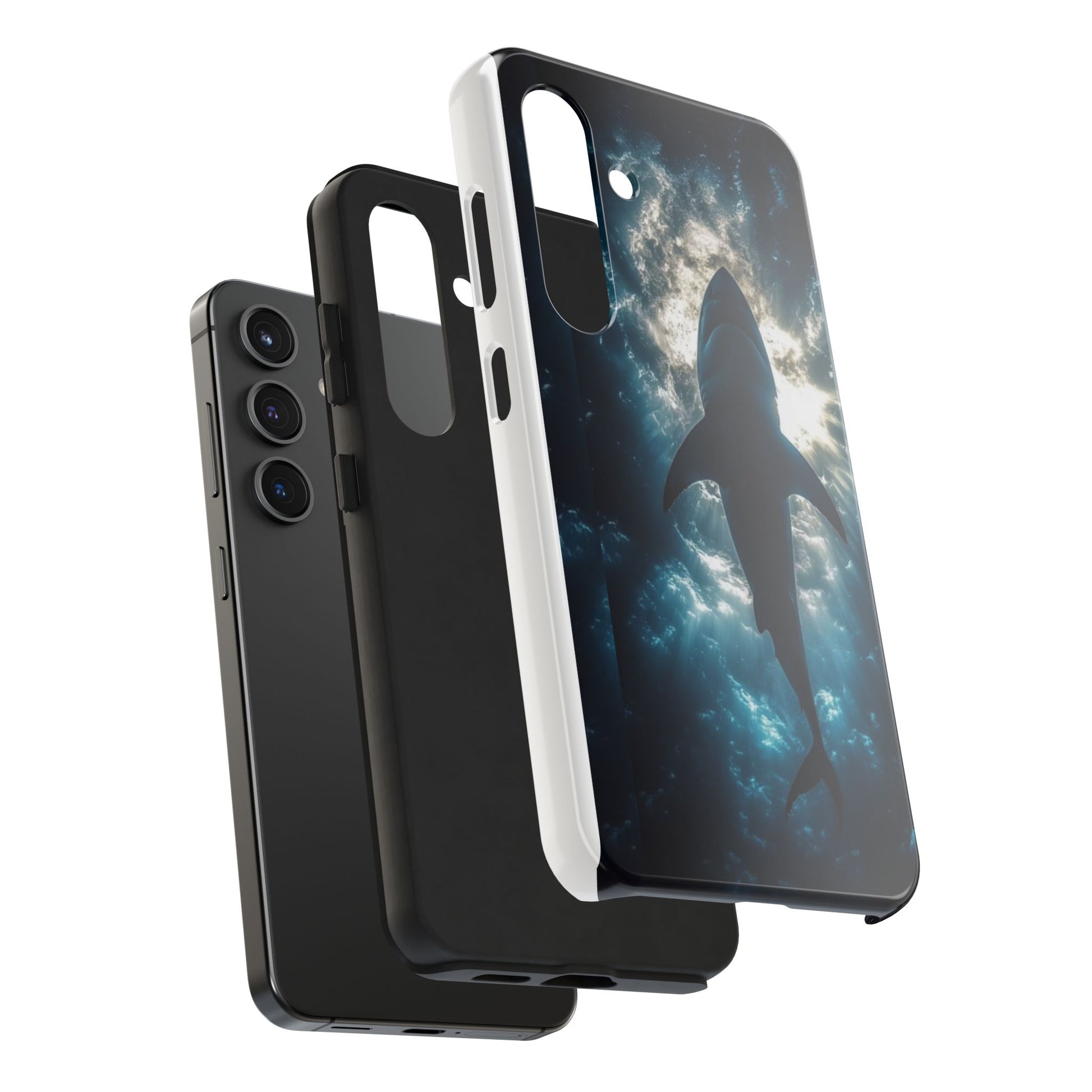 Great White Shark Themed Tough Phone Cases for Iphones & Samsung Phones