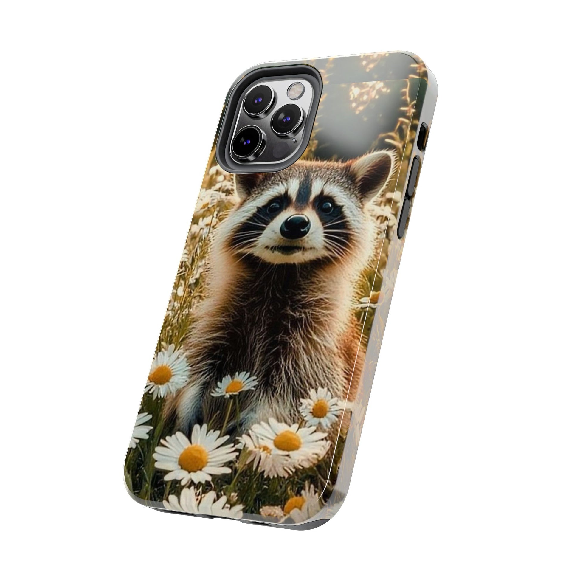 Cute Raccoon Theme Phone Cases for iPhones & Samsung Phones