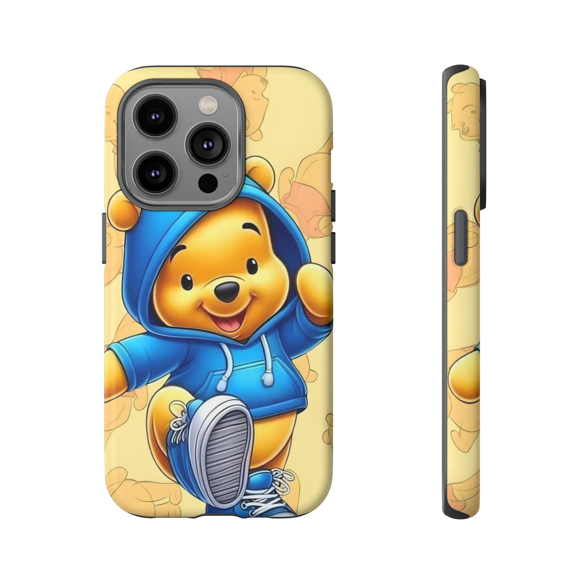 Cute Pooh Bear Phone Case, Tough Case