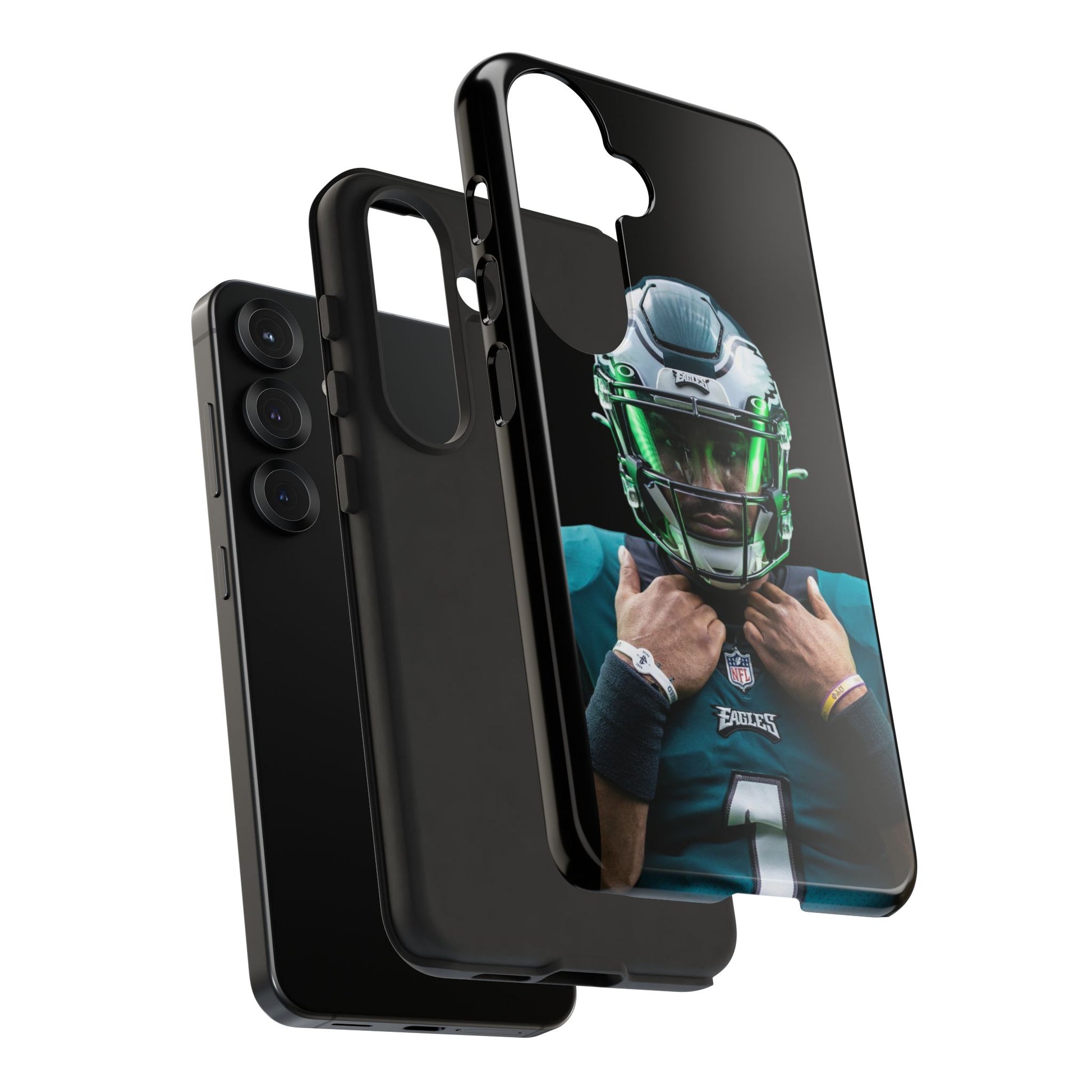 Eagles Football Jalen Hurts Tough Cases for iPhones, Samsung, and Pixel