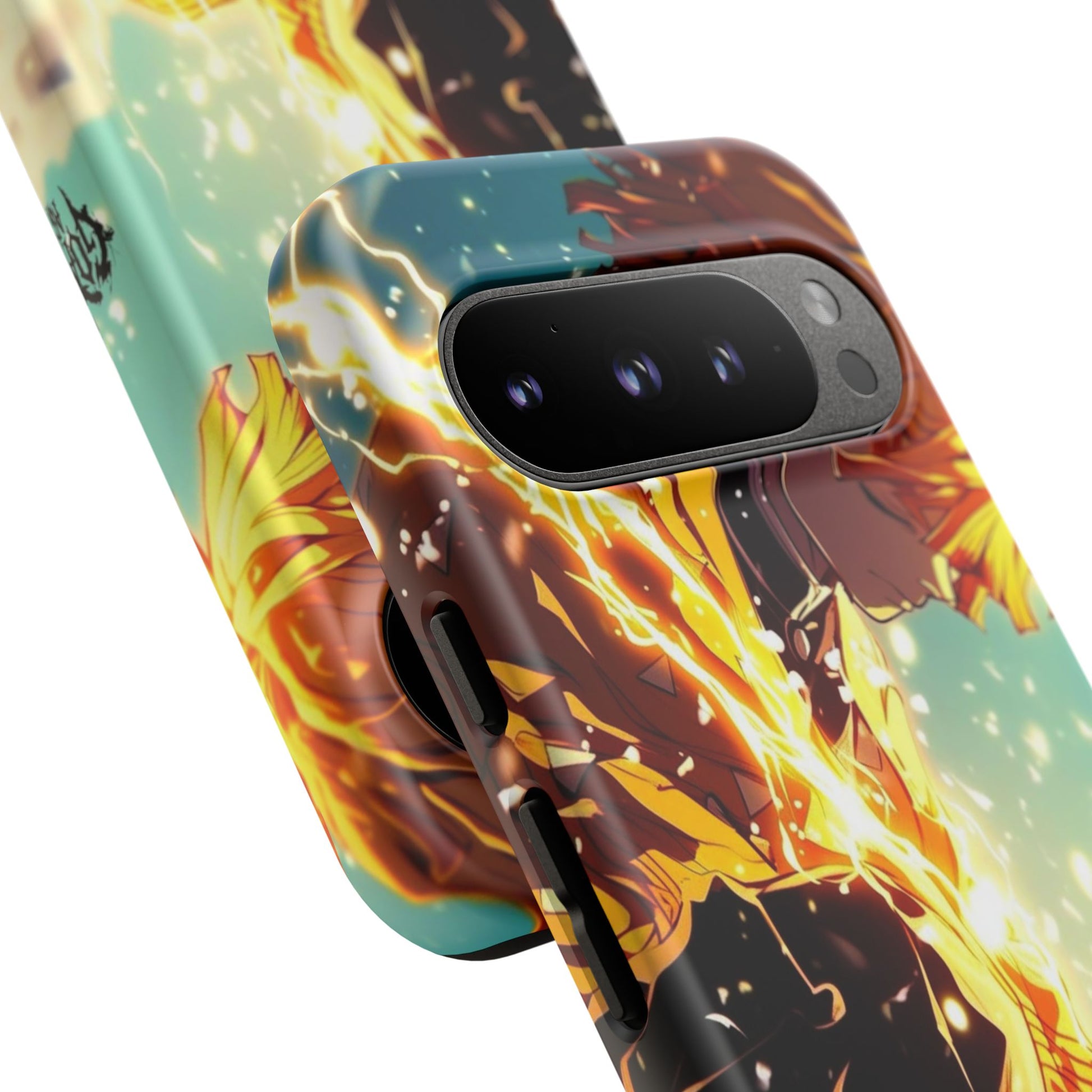 Demon Slayer Zenitsu Anime Theme Phone Case, Tough Cases for iPhones, Samsung, and Pixel