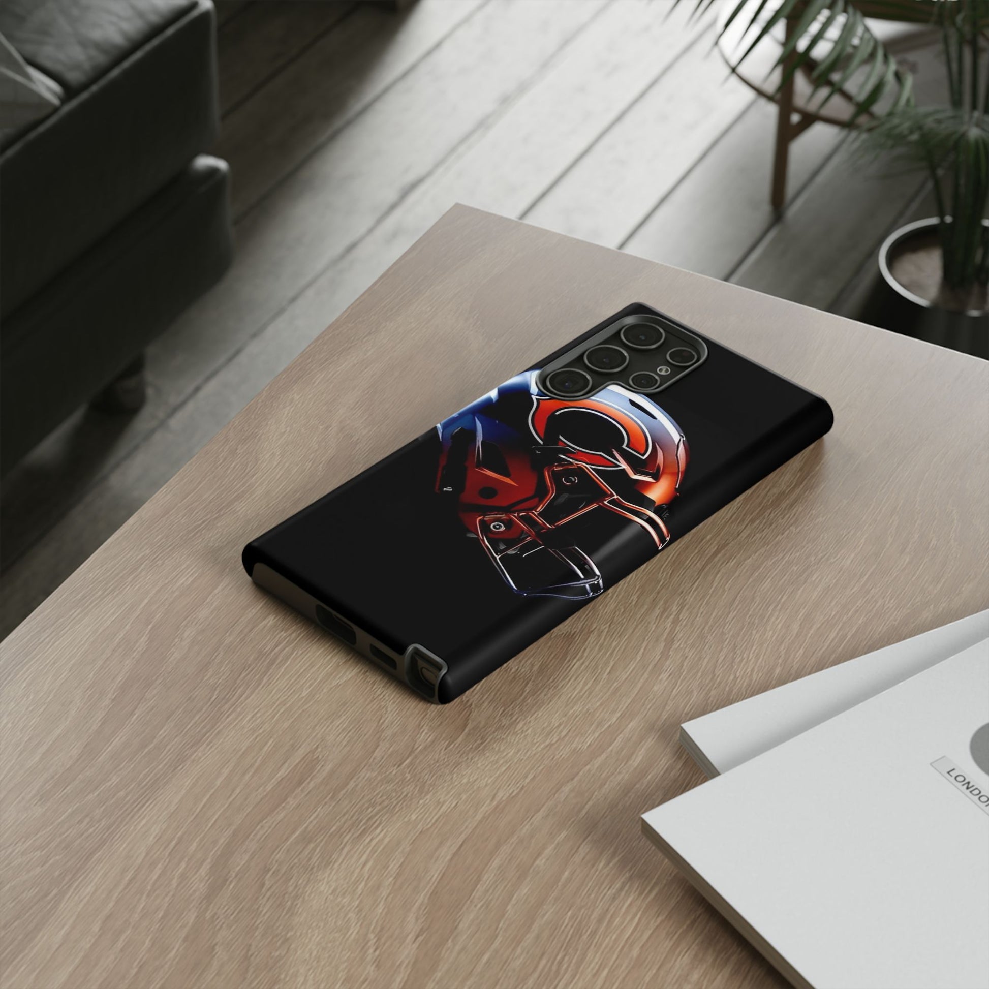 Football Helmet Chicago Bears Phone Case, Tough Cases for iPhones, Samsung, and Pixel
