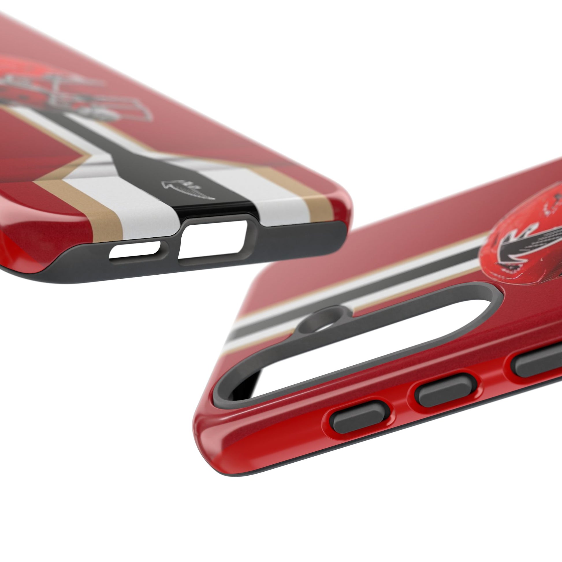 Atlanta Falcons Football Helmet Logo Tough Cases for iPhones, Samsung, and Pixel