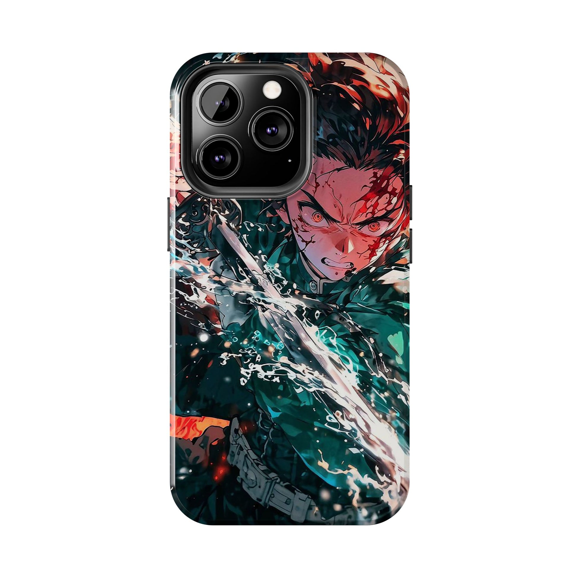Demon Slayer Tanjiro Art Phone Case for iPhone & Samsung Galaxy Phones