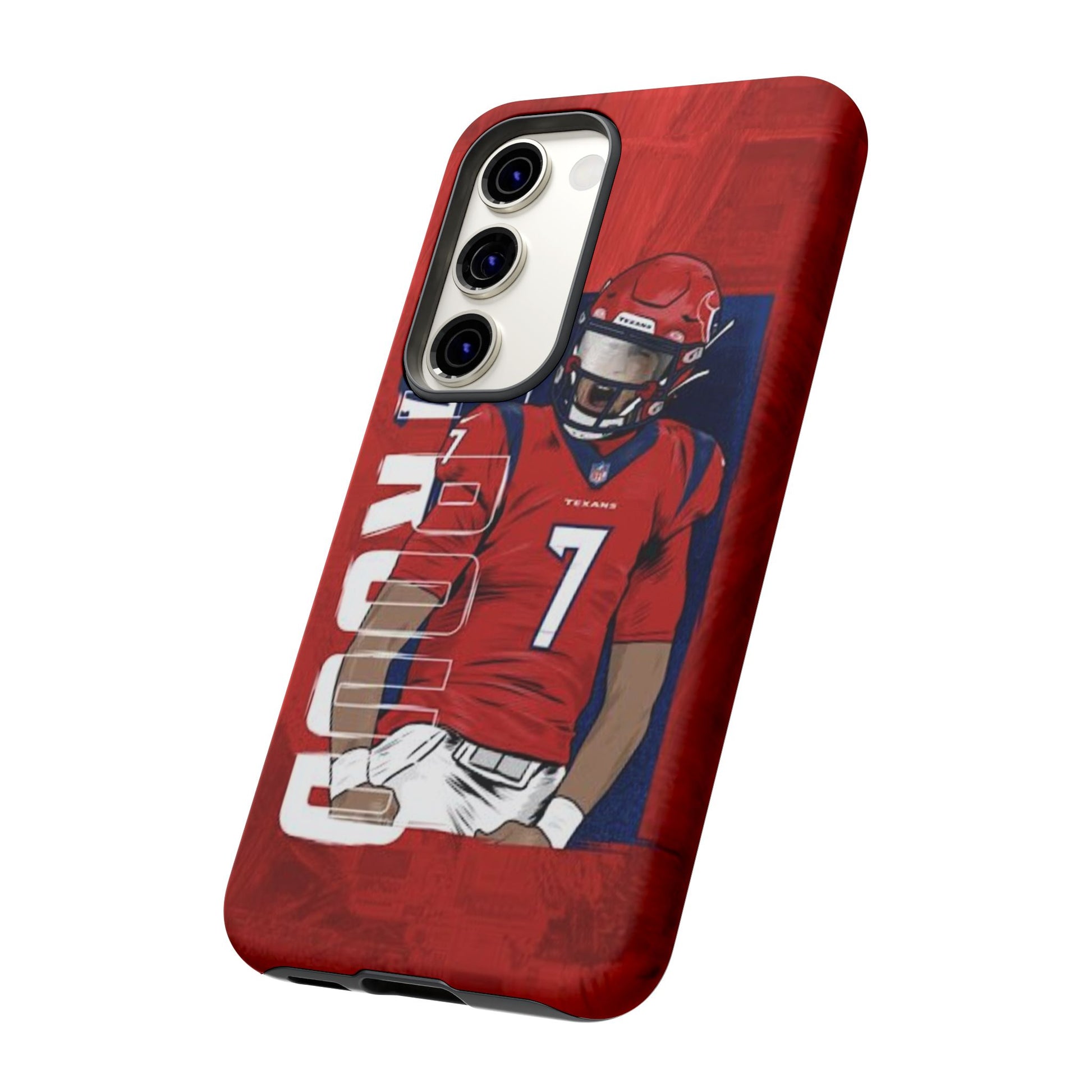 Houston Texans Football CJ Stroud Tough Cases for iPhones, Samsung, and Pixel