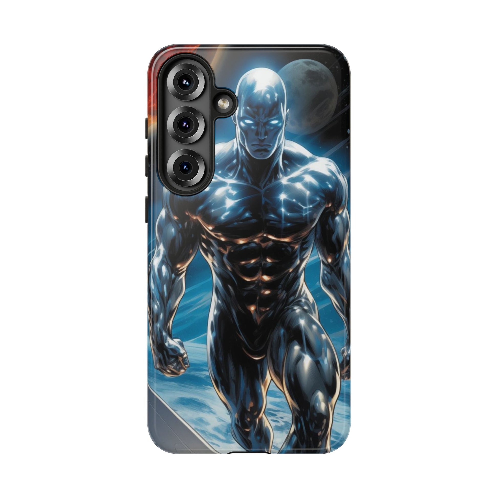 The Silver Surfer Comic Art Phone Case, Tough Cases for iPhones, Samsung, and Pixel