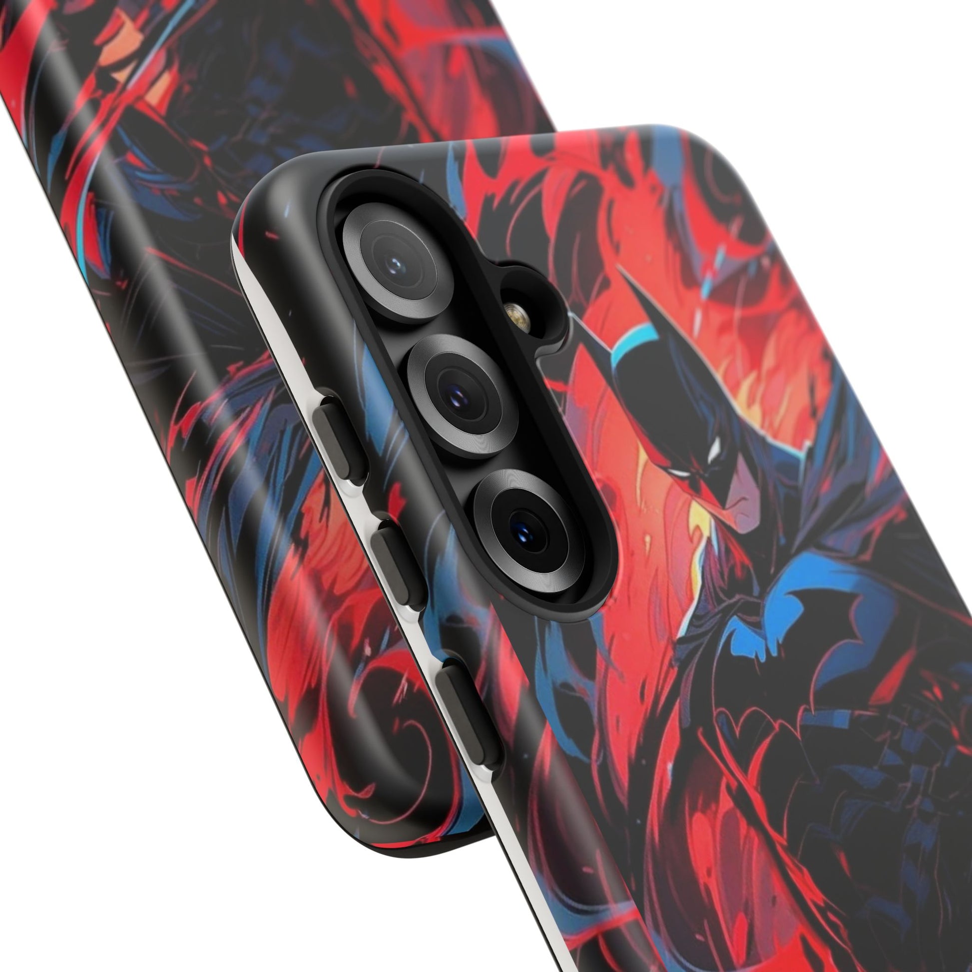 The Dark Knight Batman Art Tough Cases for iPhones, Samsung, and Pixel