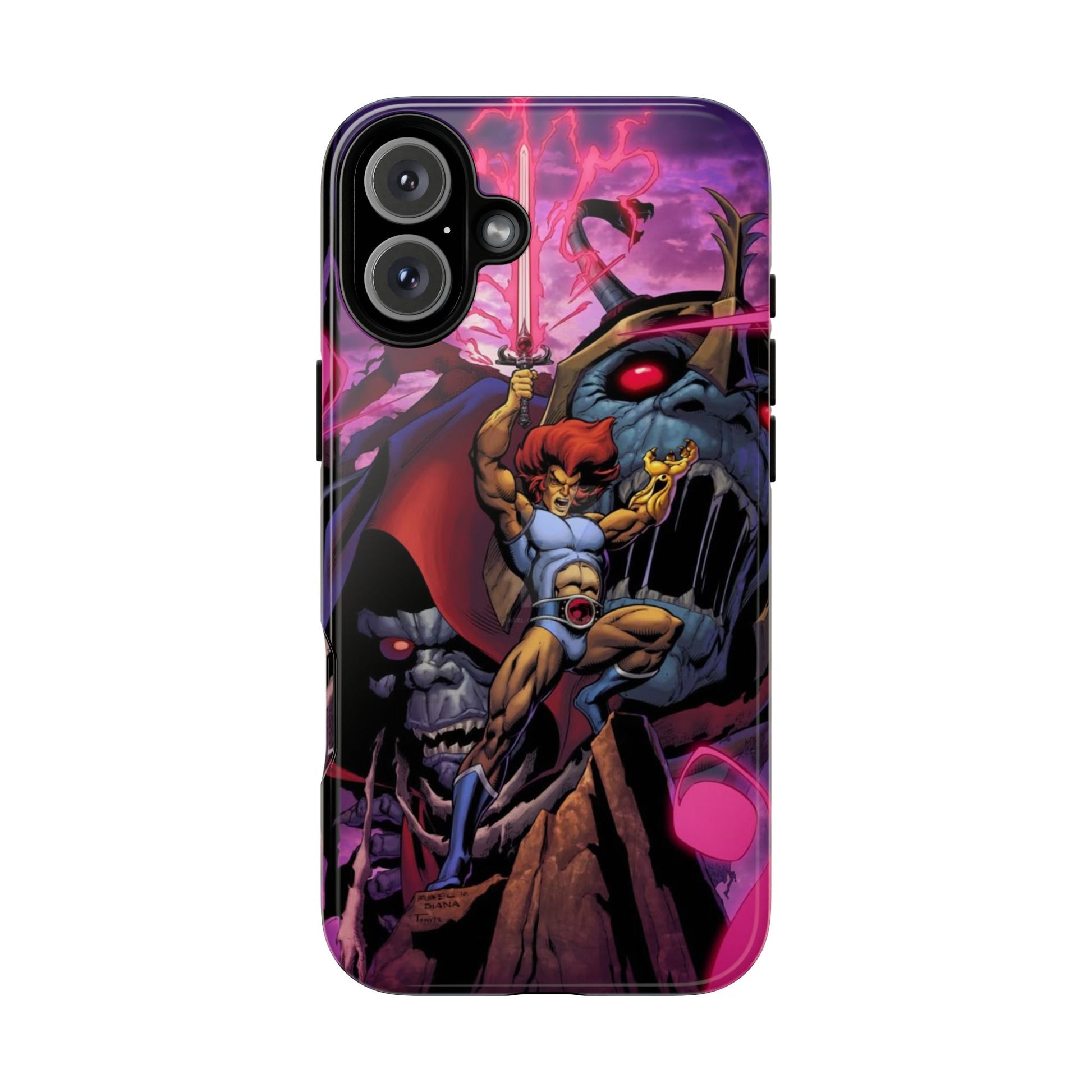 Thundercats Lion O x Mumra Tough Cases for iPhones, Samsung, and Pixel