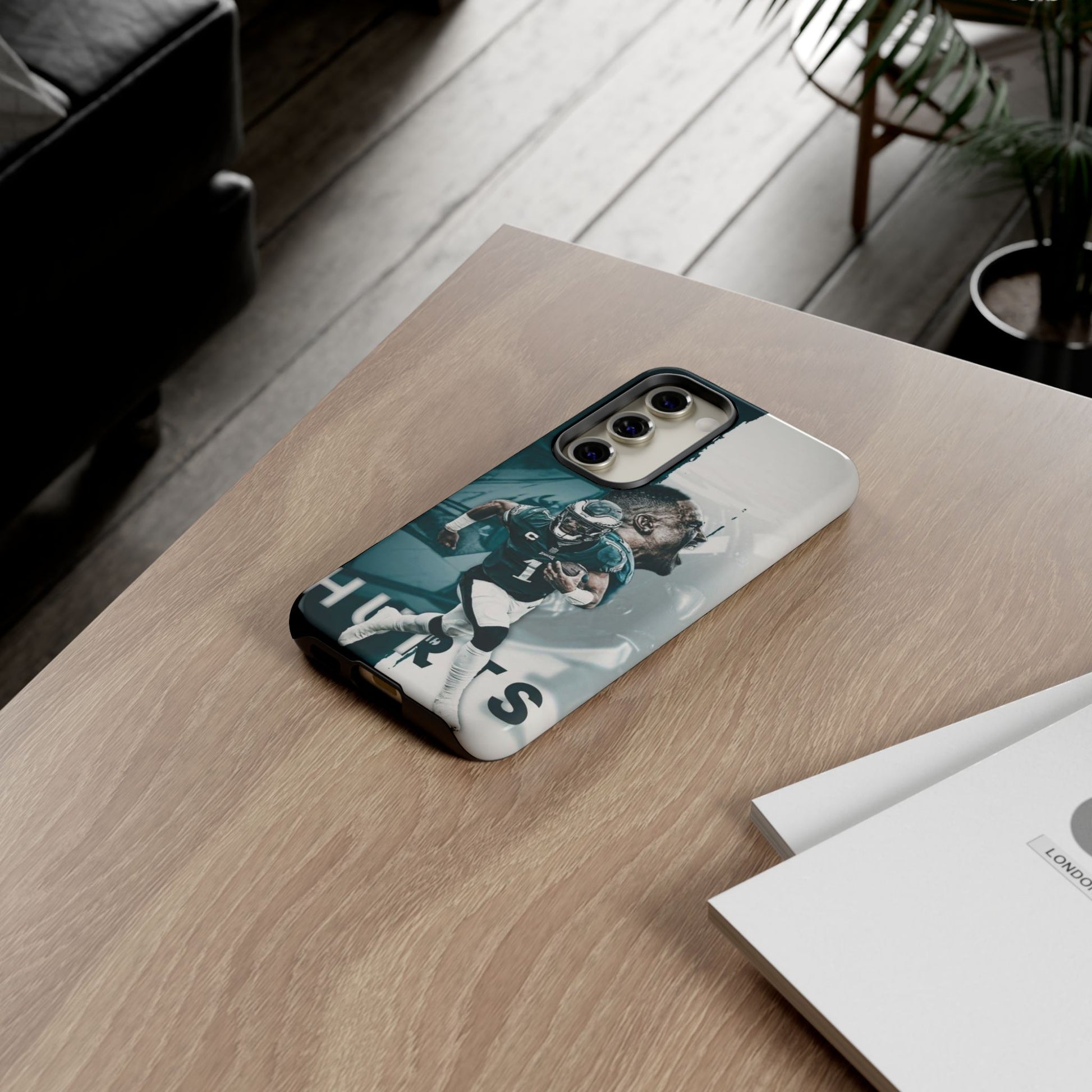 Jalen Hurts Eagles Football Tough Cases for iPhones, Samsung, and Pixel