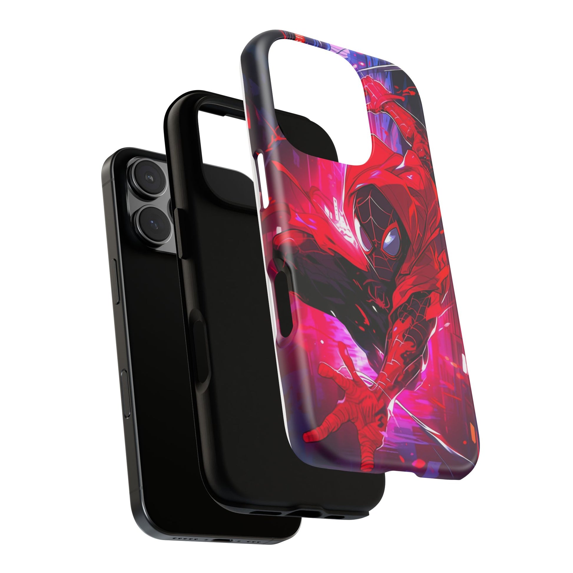 Miles Morales Spiderman Phone Case, Tough Cases for iPhones, Samsung, and Pixel