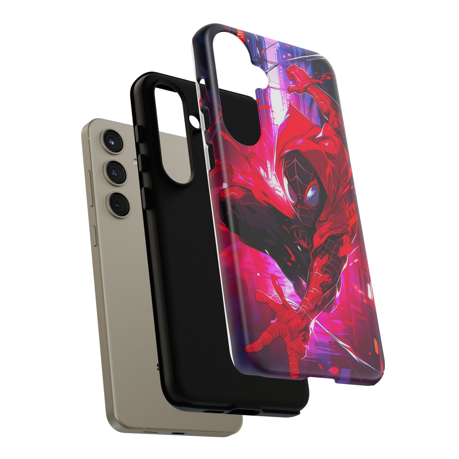 Miles Morales Spiderman Phone Case, Tough Cases for iPhones, Samsung, and Pixel
