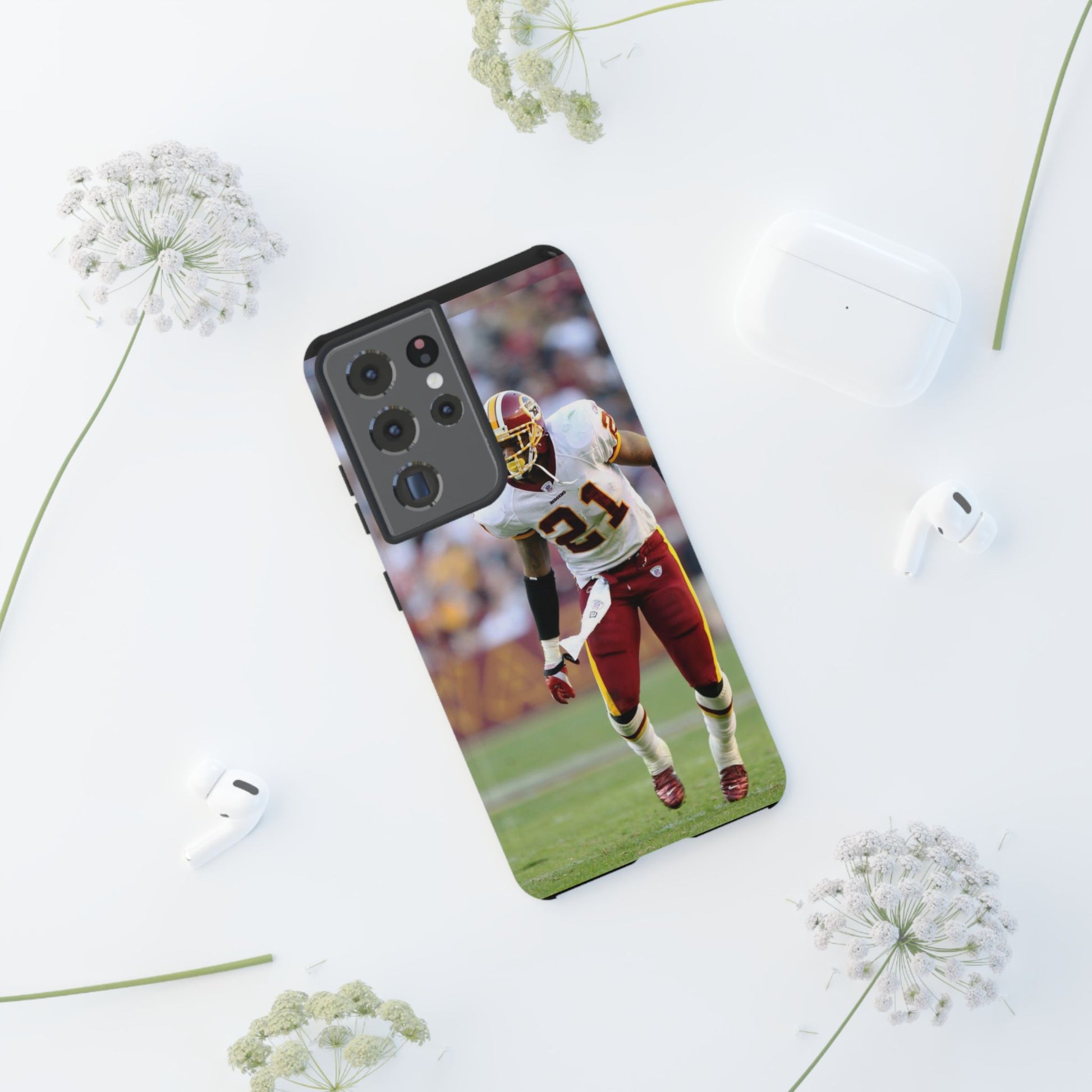 Sean Taylor Classic Redskins Football Tough Cases for iPhones, Samsung, and Pixel