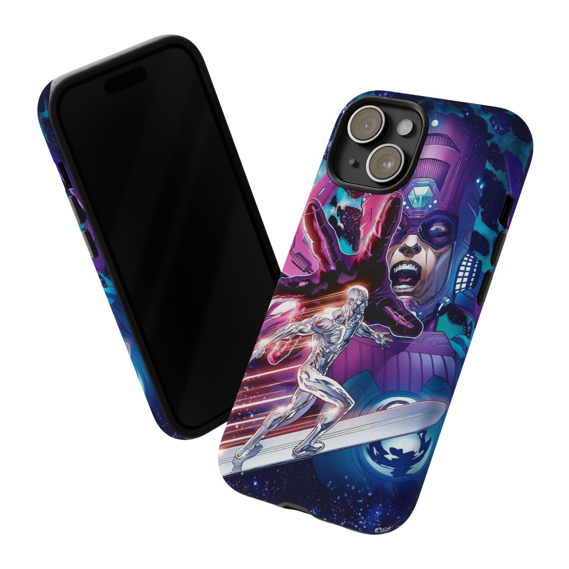Galactus x Silver Surfer Marvel Phone Case, Tough Cases for iPhones, Samsung, and Pixel