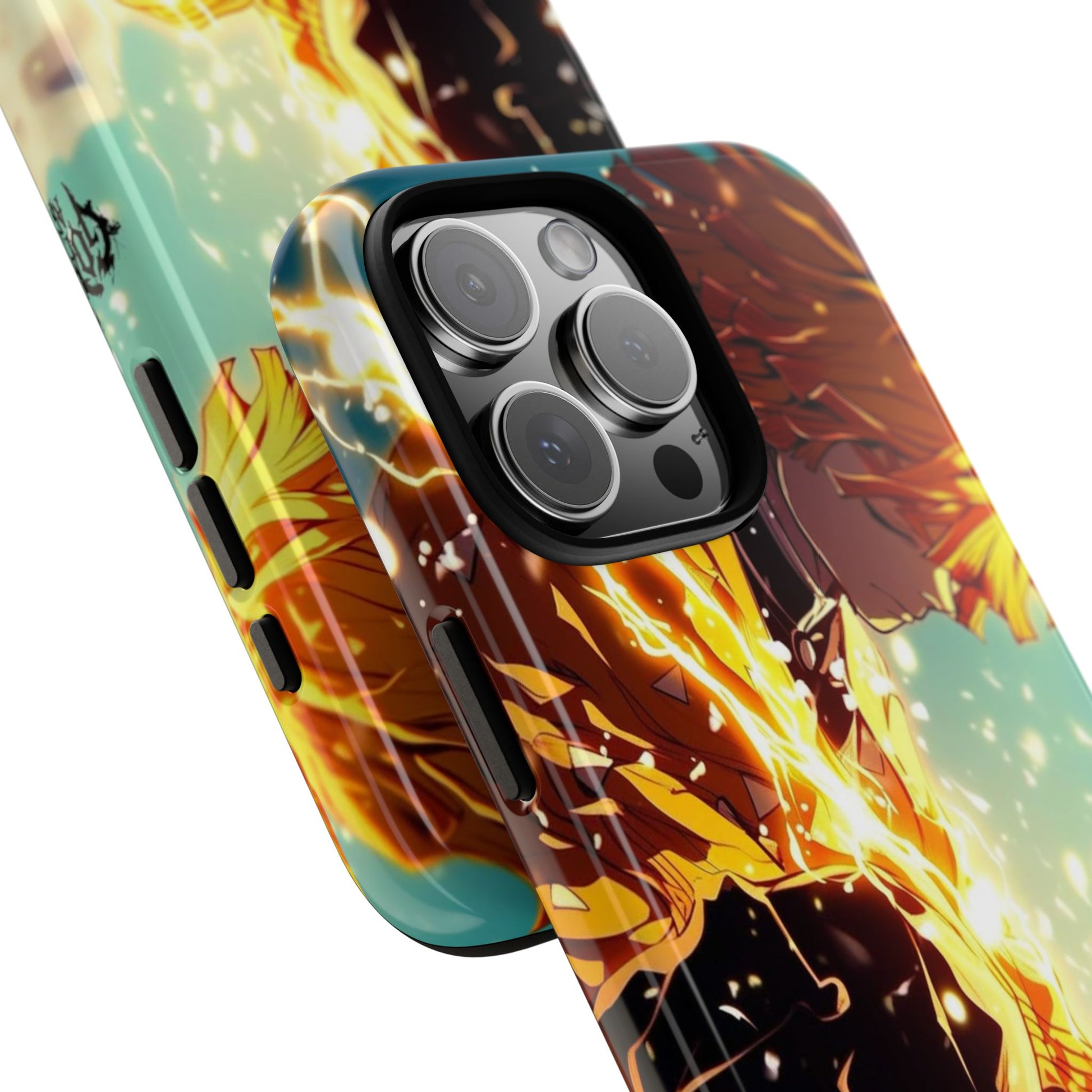 Demon Slayer Zenitsu Anime Theme Phone Case, Tough Cases for iPhones, Samsung, and Pixel