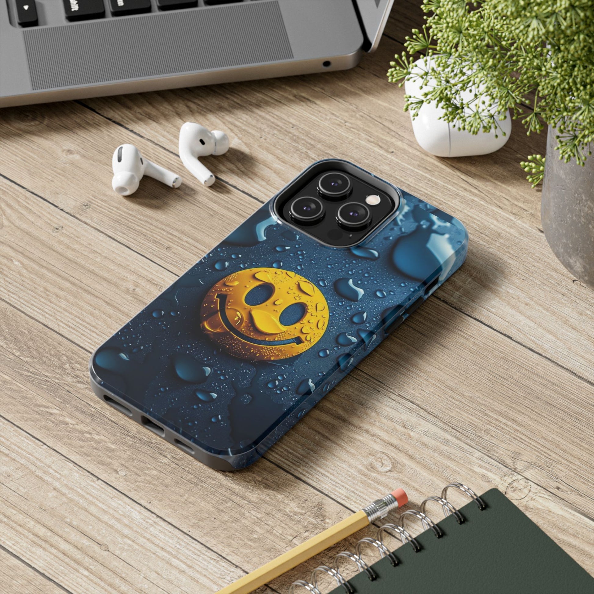 Be Happy Smiley Face Phone Cases for iPhones & Samsung Phones