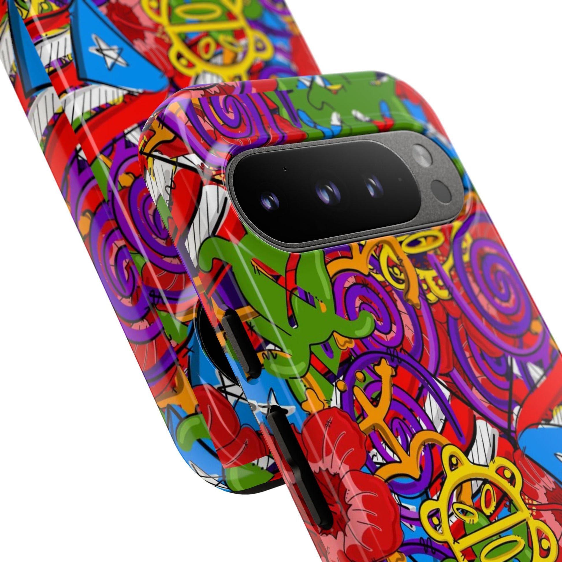 Puerto Rico Taino Tribal Art Tough Cases for iPhones, Samsung, and Pixel