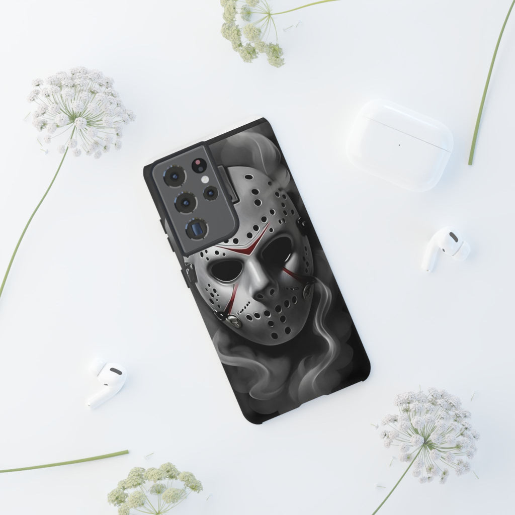 Friday the 13th Jason's Mask Tough Cases for iPhones, Samsung, and Pixel