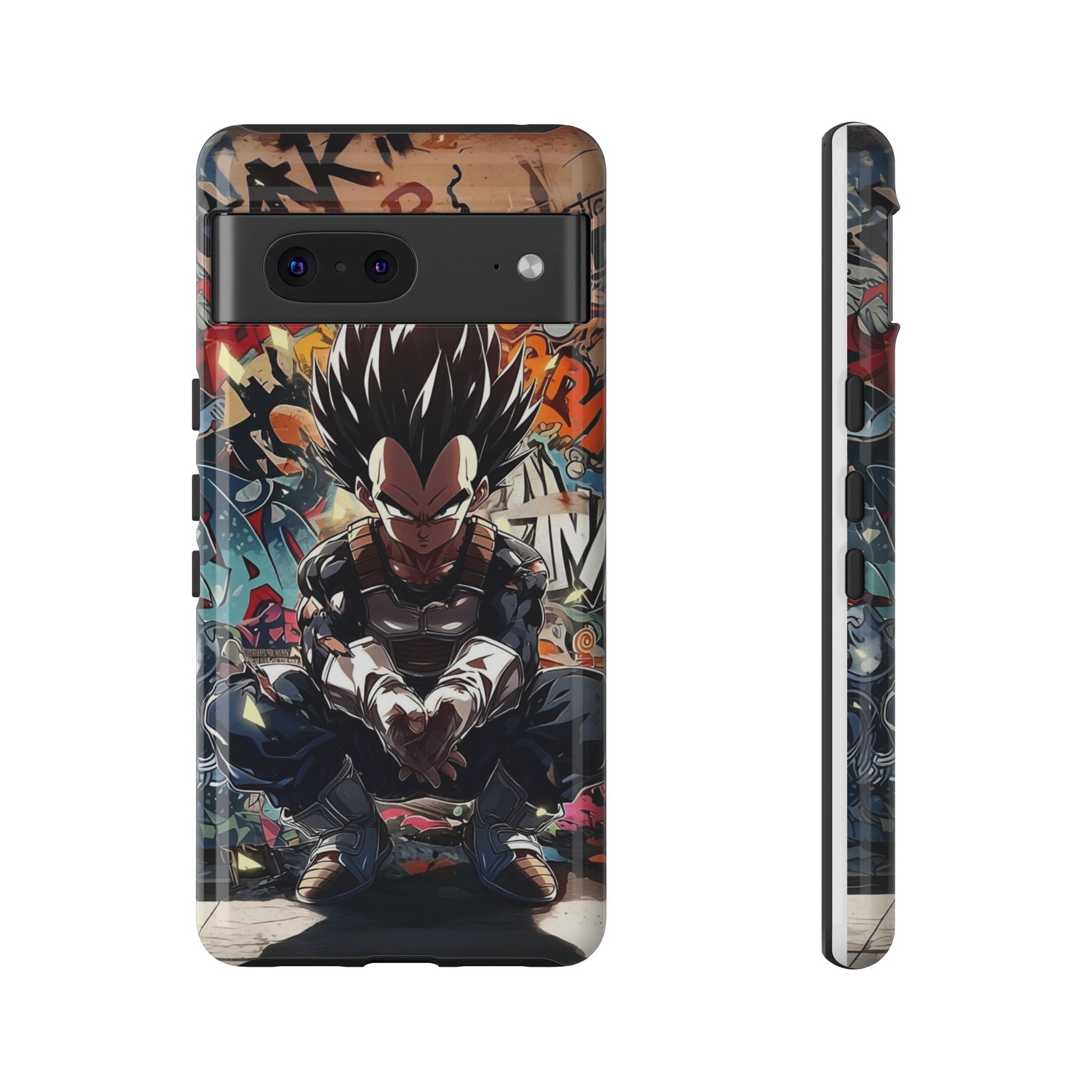 Anime Vegeta Dragon ball Z Tough Cases for iPhones, Samsung, and Pixel