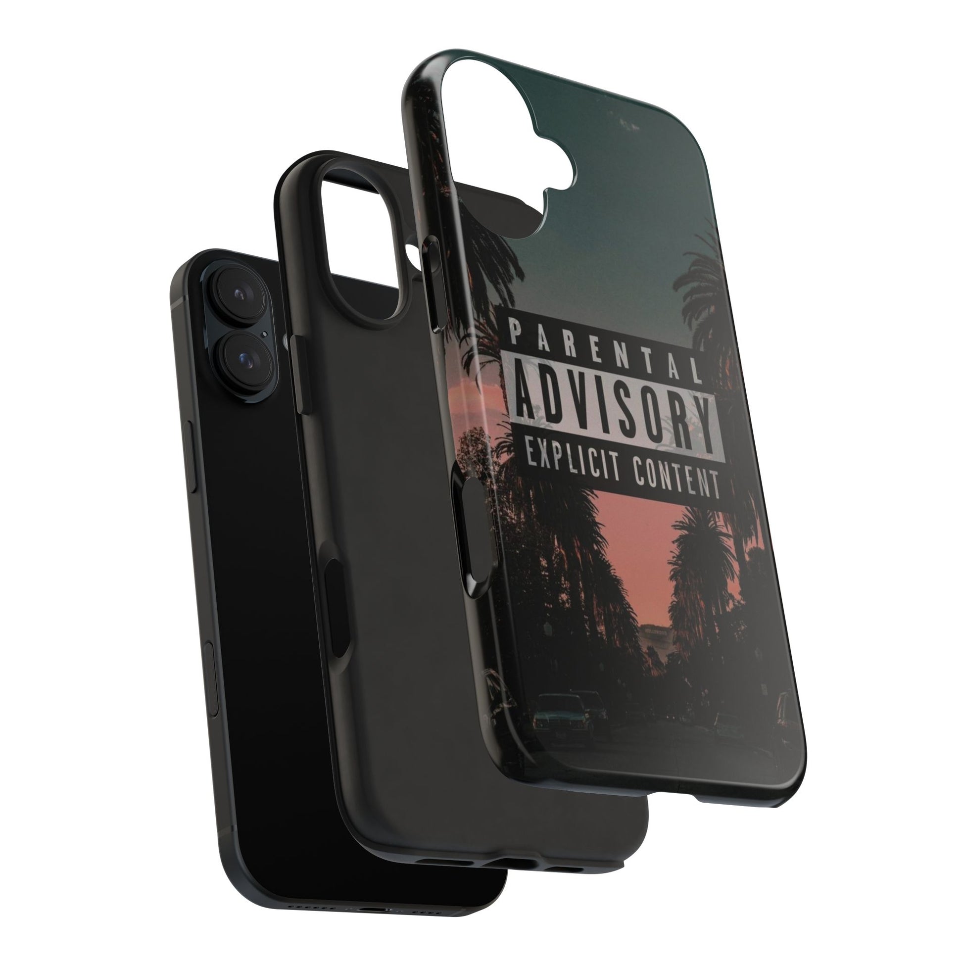 Parental Advisory Tough Phone Cases for Iphones & Samsung Durable