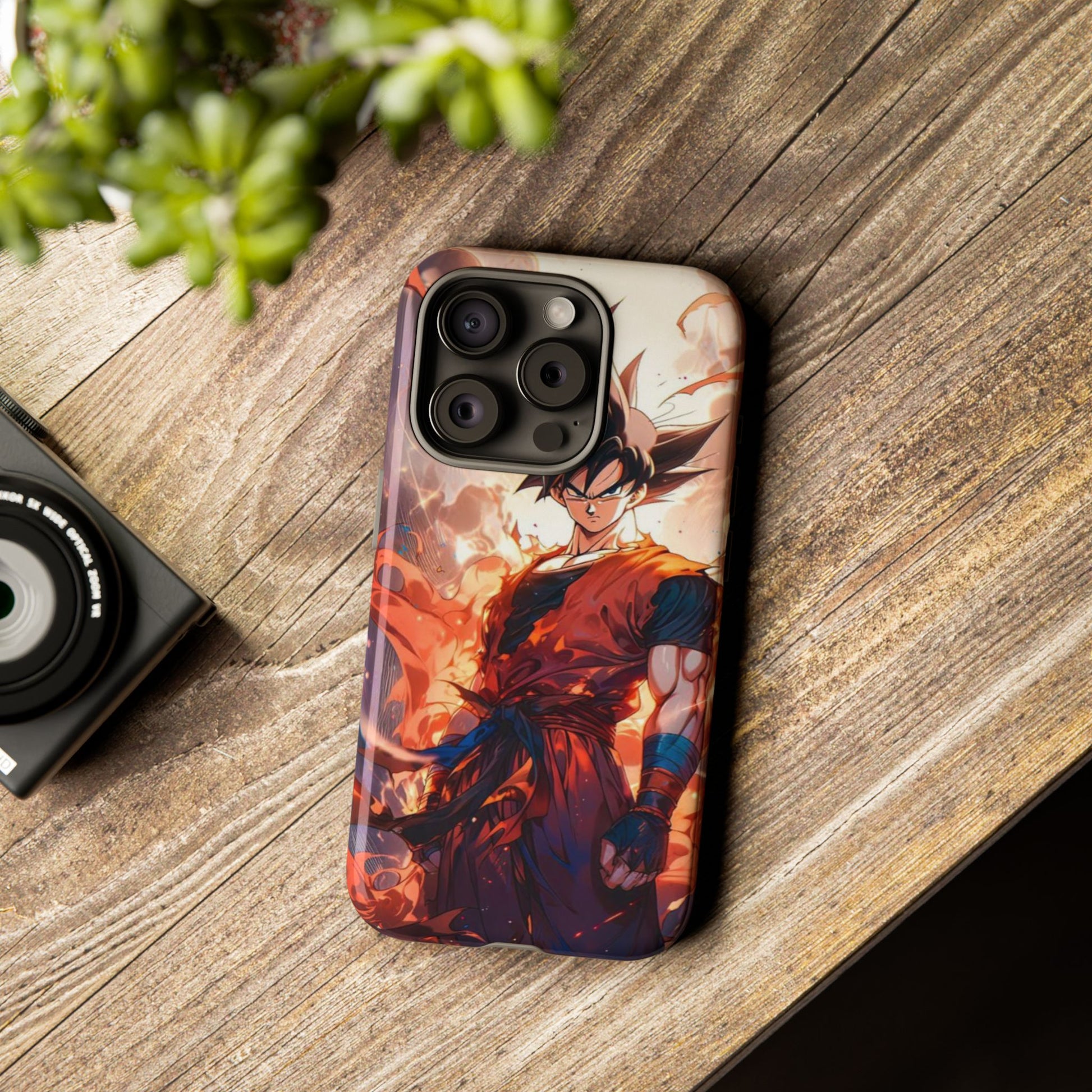 Anime Manga Dragon Ball Z Goku Tough Cases for iPhones, Samsung, and Pixel
