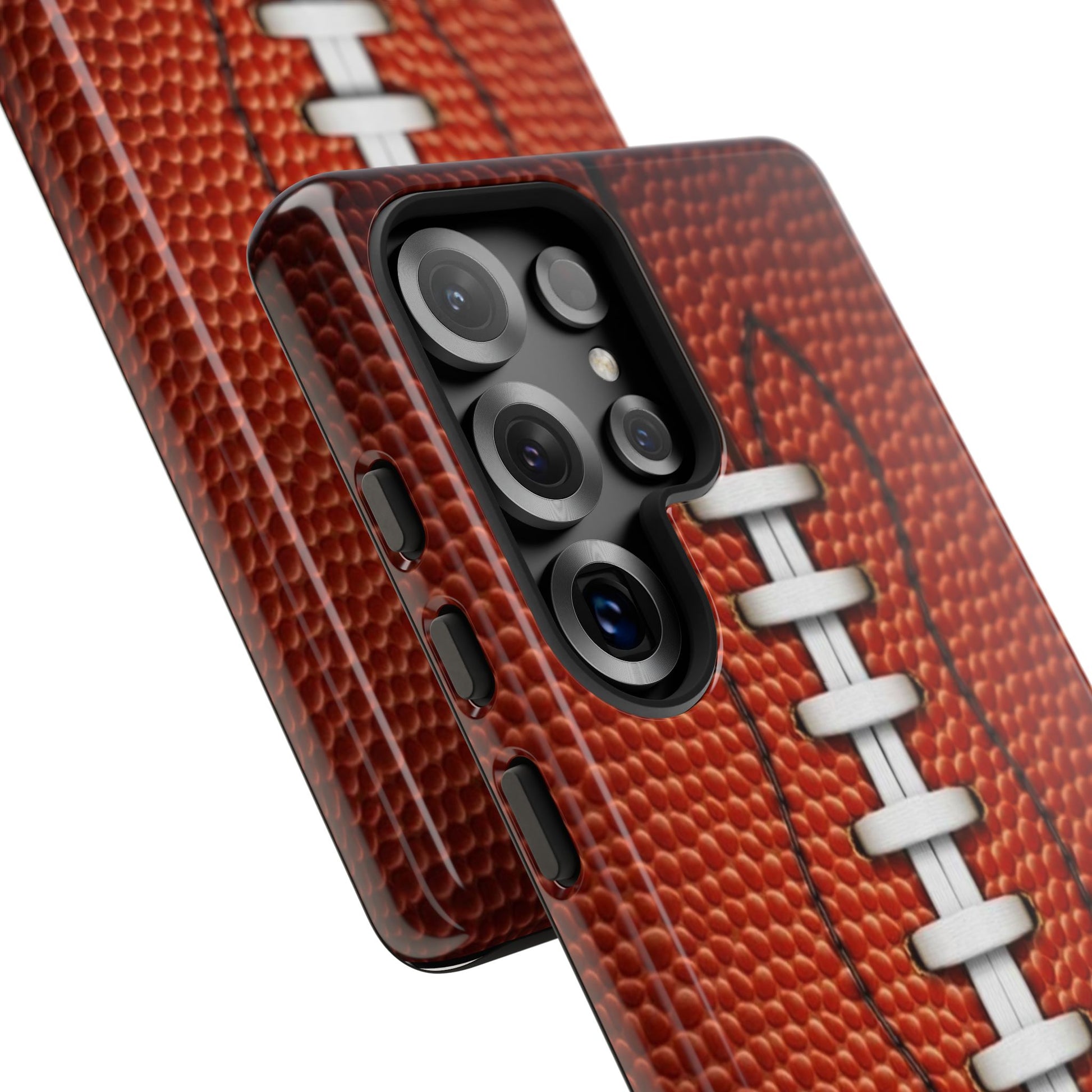 Football Pigskin Print Tough Cases for iPhones, Samsung, and Pixel