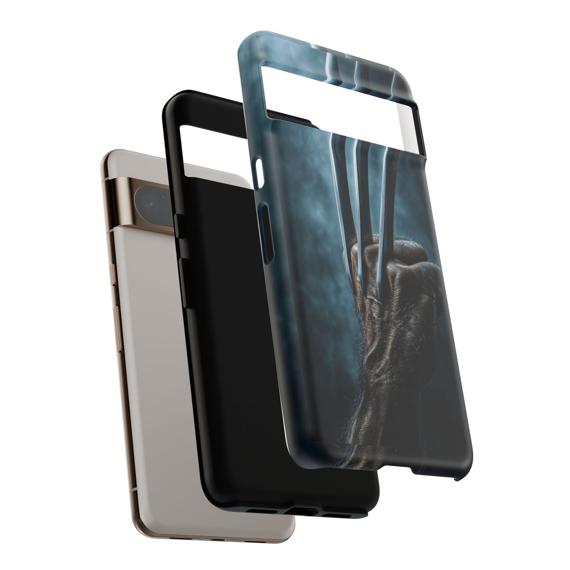 Logan's Claws Wolverine Tough Cases for iPhones, Samsung, and Pixel