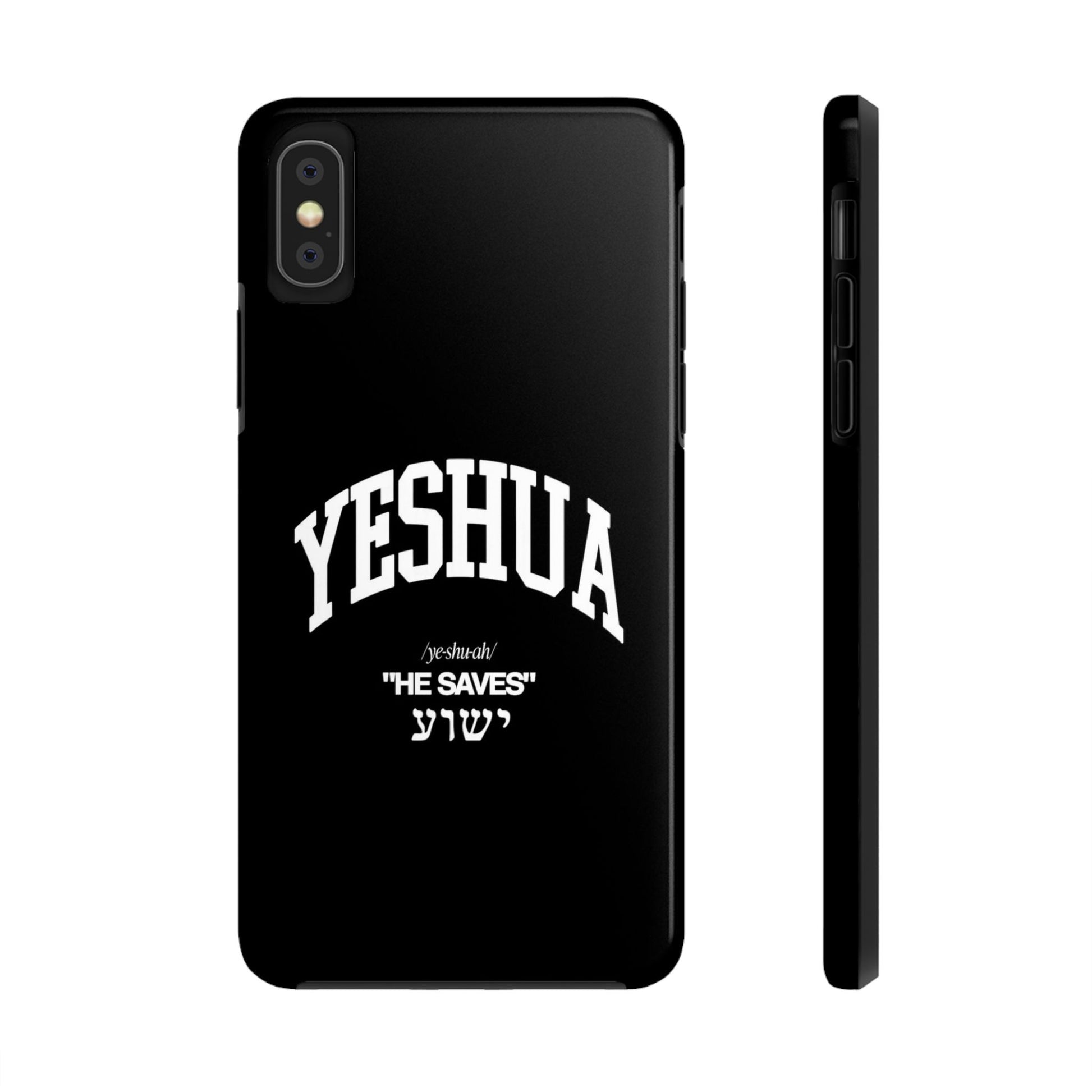 Yeshua He Saves Christian Theme Phone Cases for iPhones & Samsung Phones