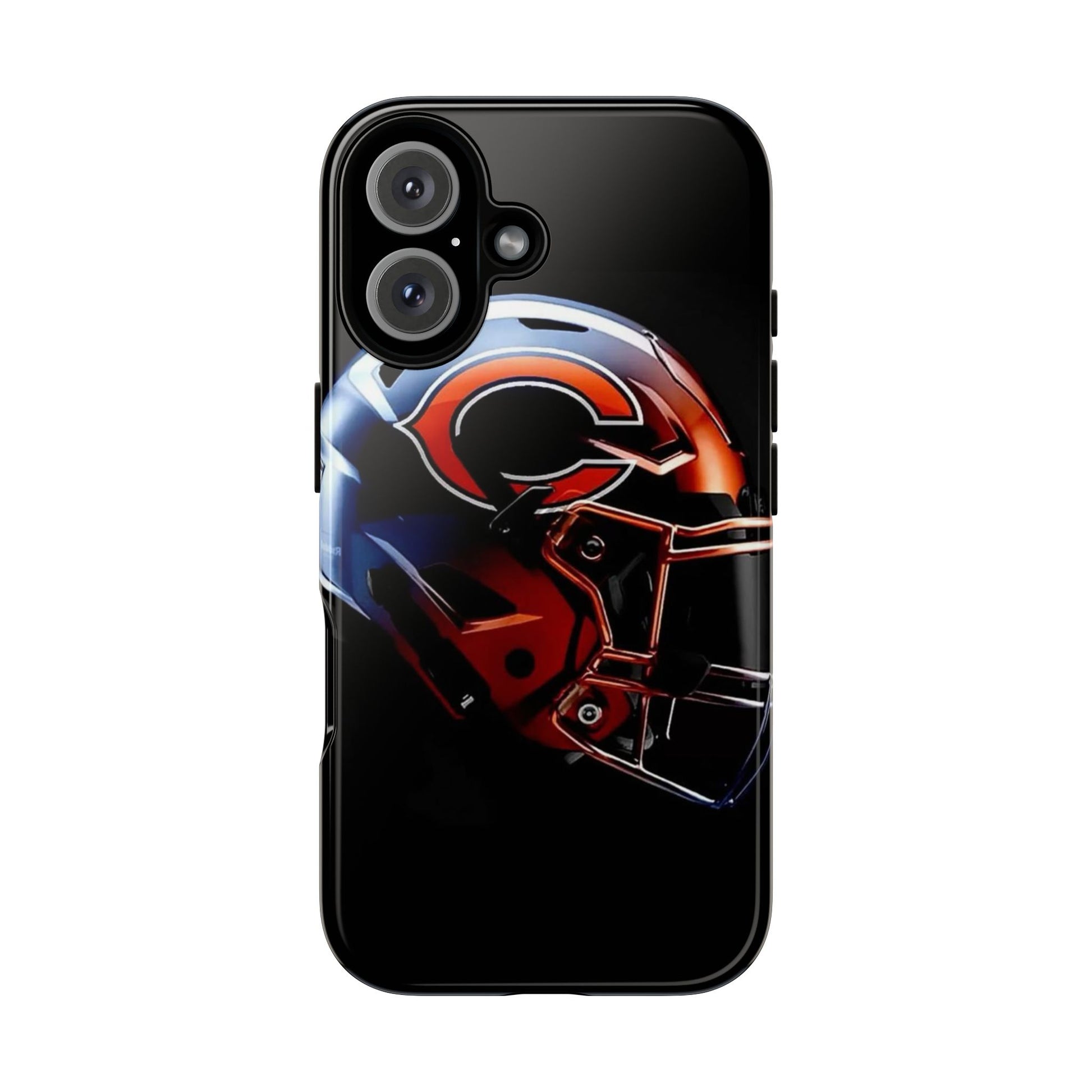 Football Helmet Chicago Bears Phone Case, Tough Cases for iPhones, Samsung, and Pixel
