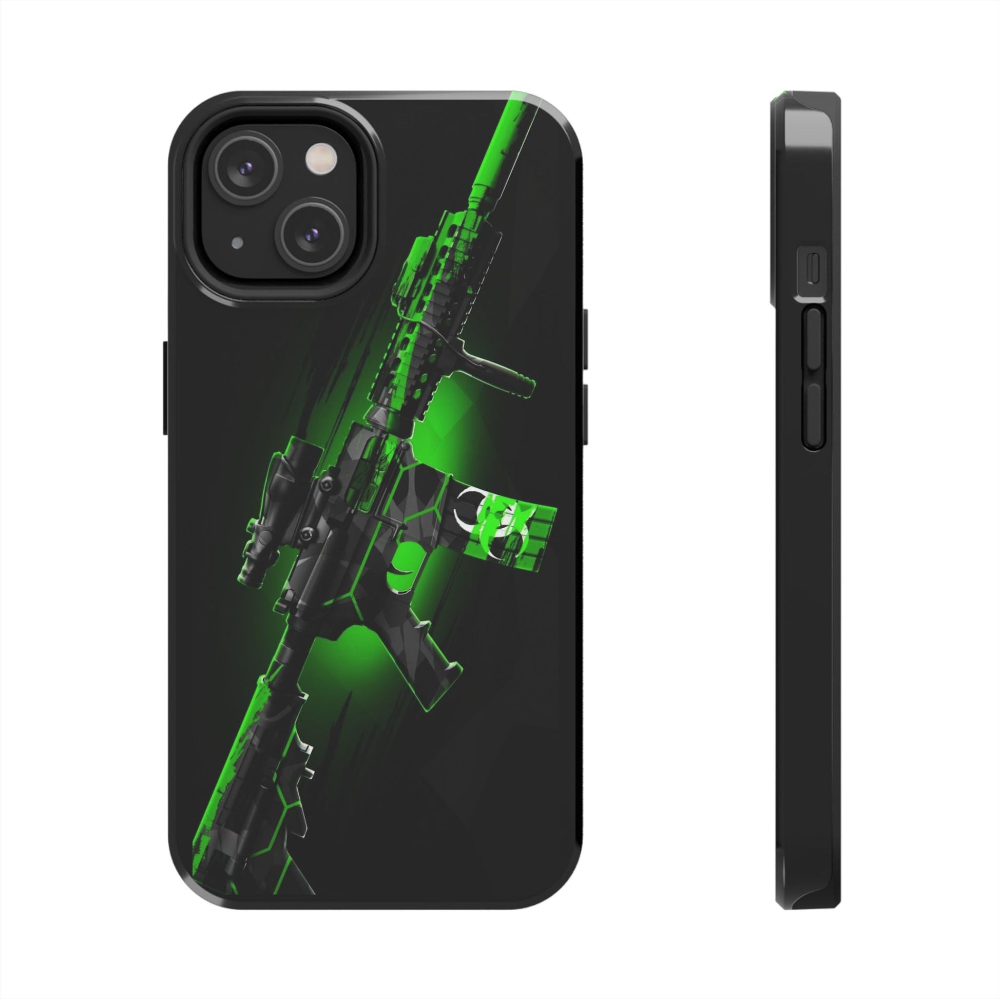 Biohazard Themed AR-15 Phone Cases for Iphones & Samsung Phones
