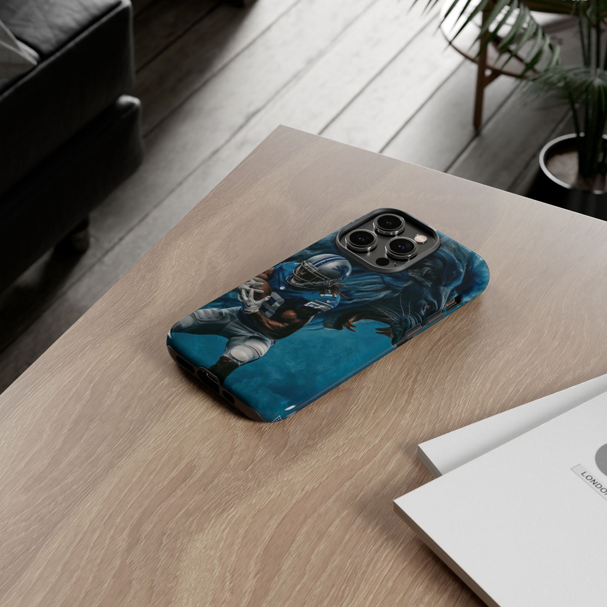 Detroit Lions Player Football Phone Case, Tough Cases for iPhones, Samsung, and Pixel