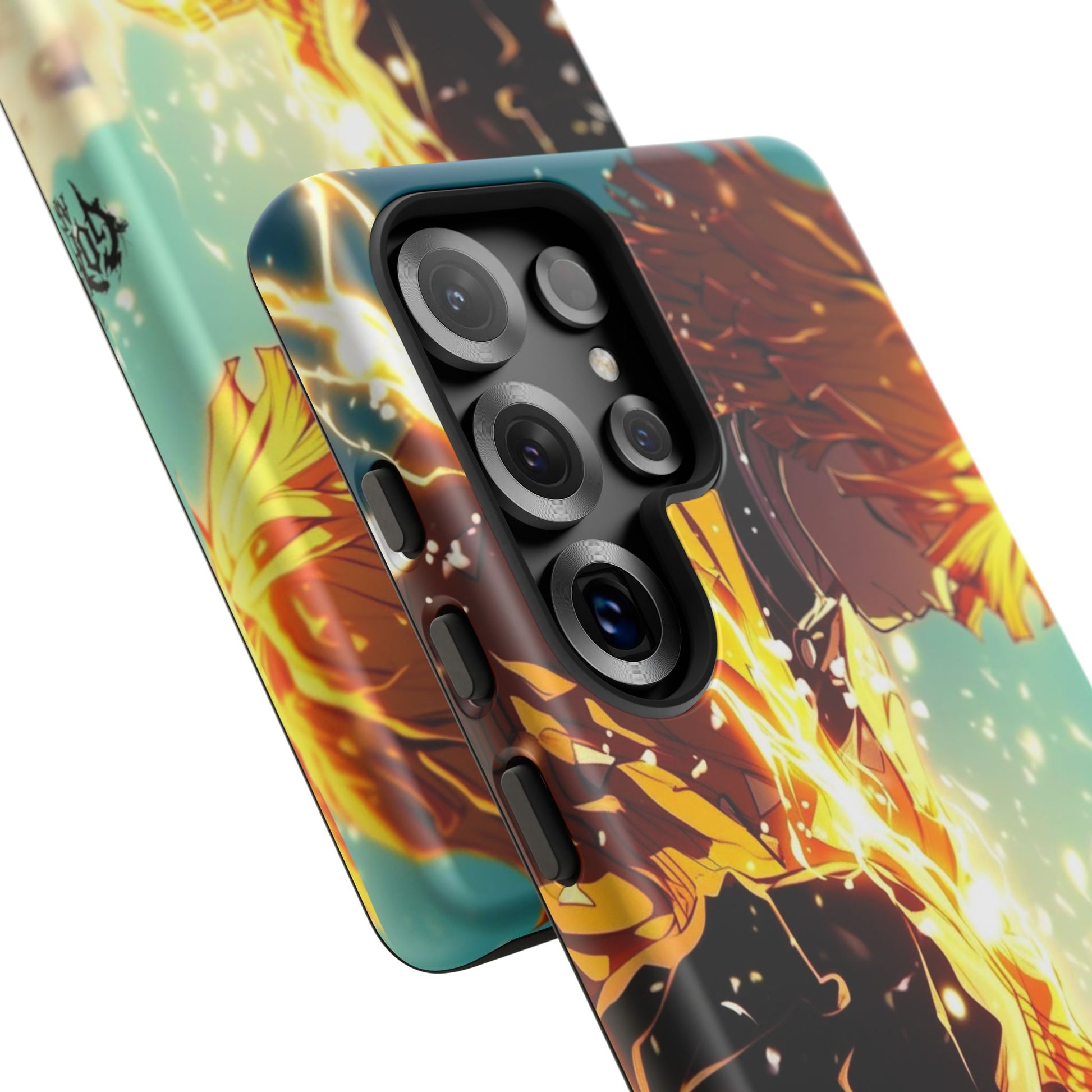 Demon Slayer Zenitsu Anime Theme Phone Case, Tough Cases for iPhones, Samsung, and Pixel