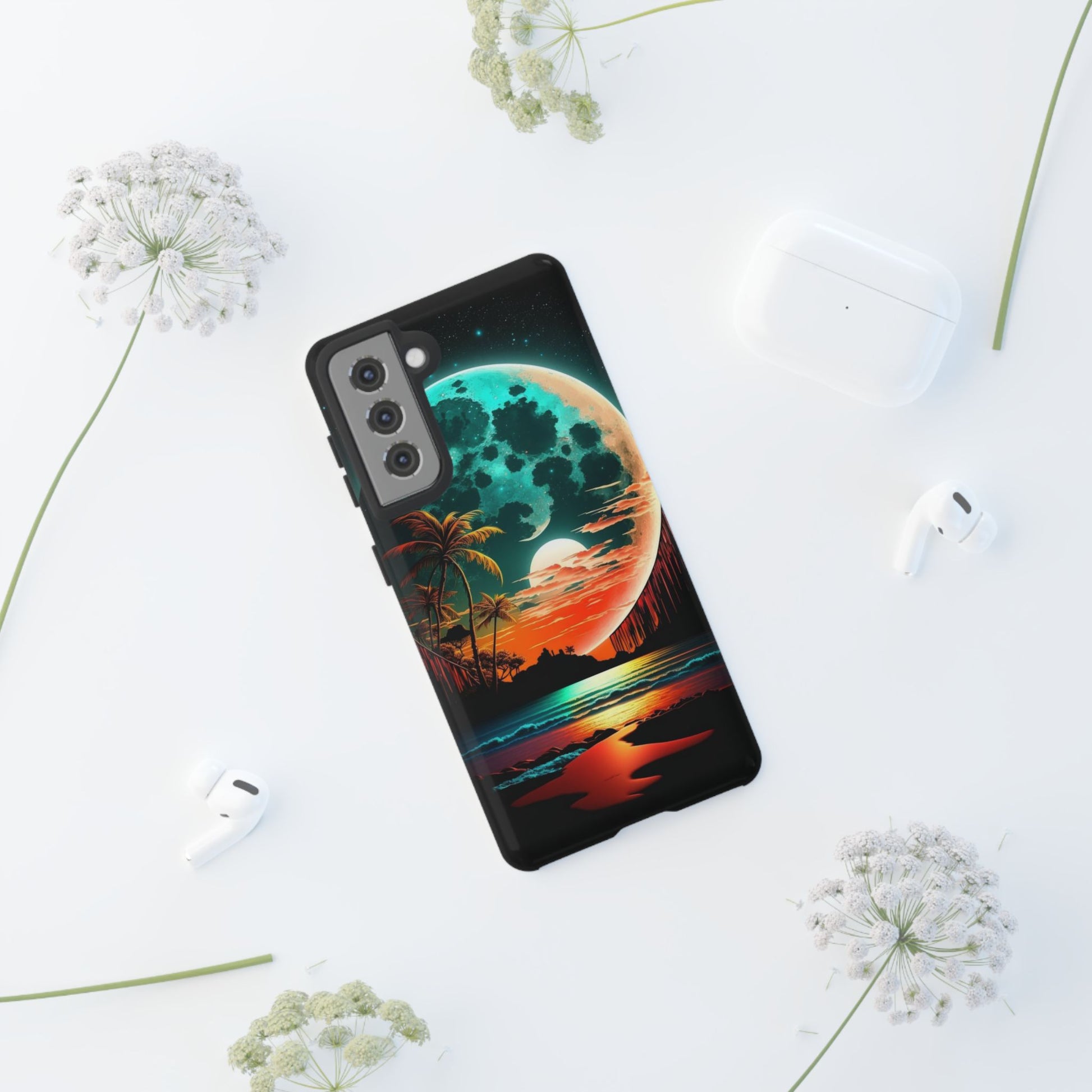 Fantasy Beach Sunset Landscape Phone Case for iPhone, Samsung Galaxy, & Pixel Phones