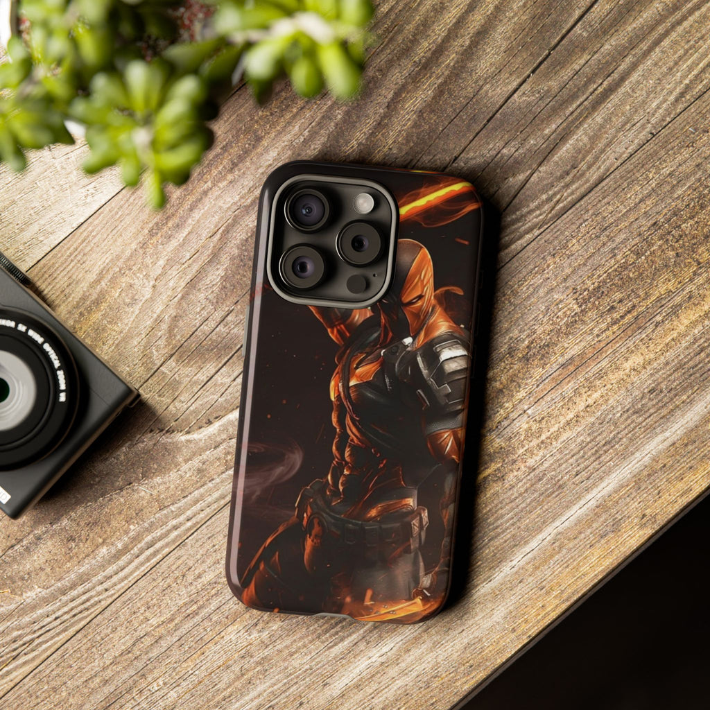 DC Comics Death Stroke Tough Cases for iPhones, Samsung, and Pixel