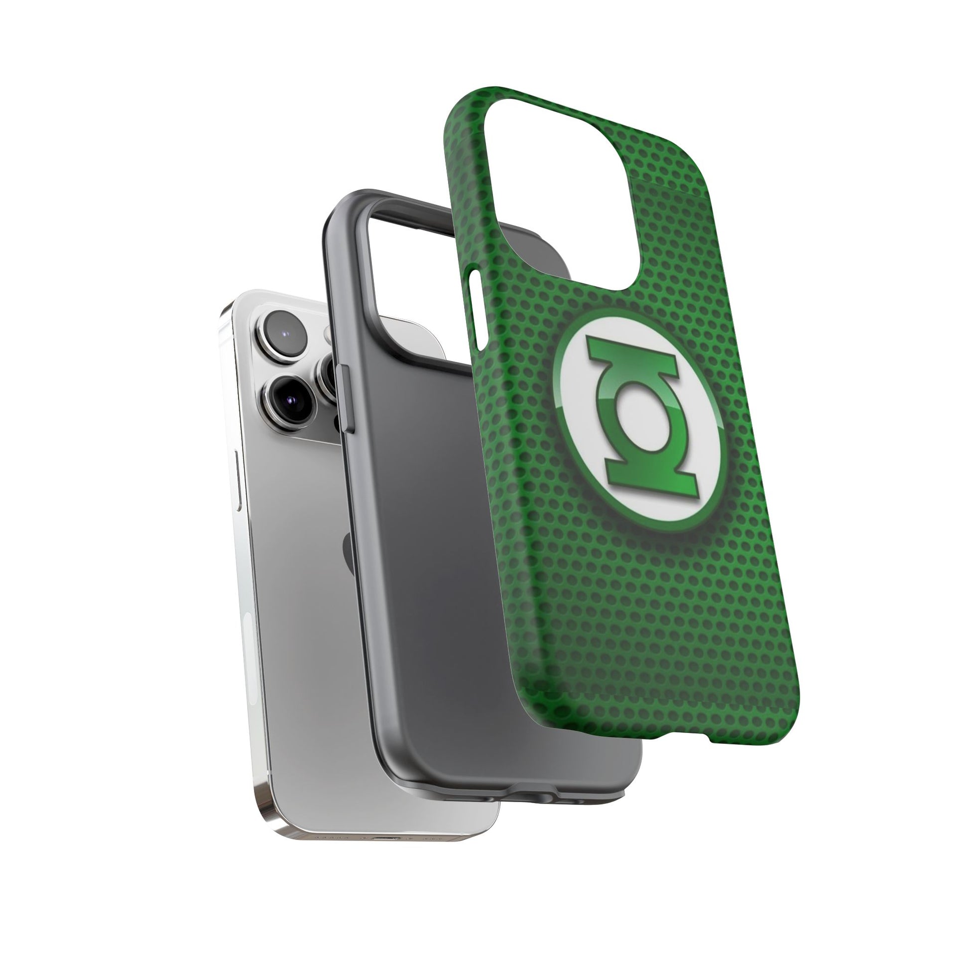 Green Lantern Logo Phone Case, Tough Cases, DC Case for iPhones, Samsung, and Pixel