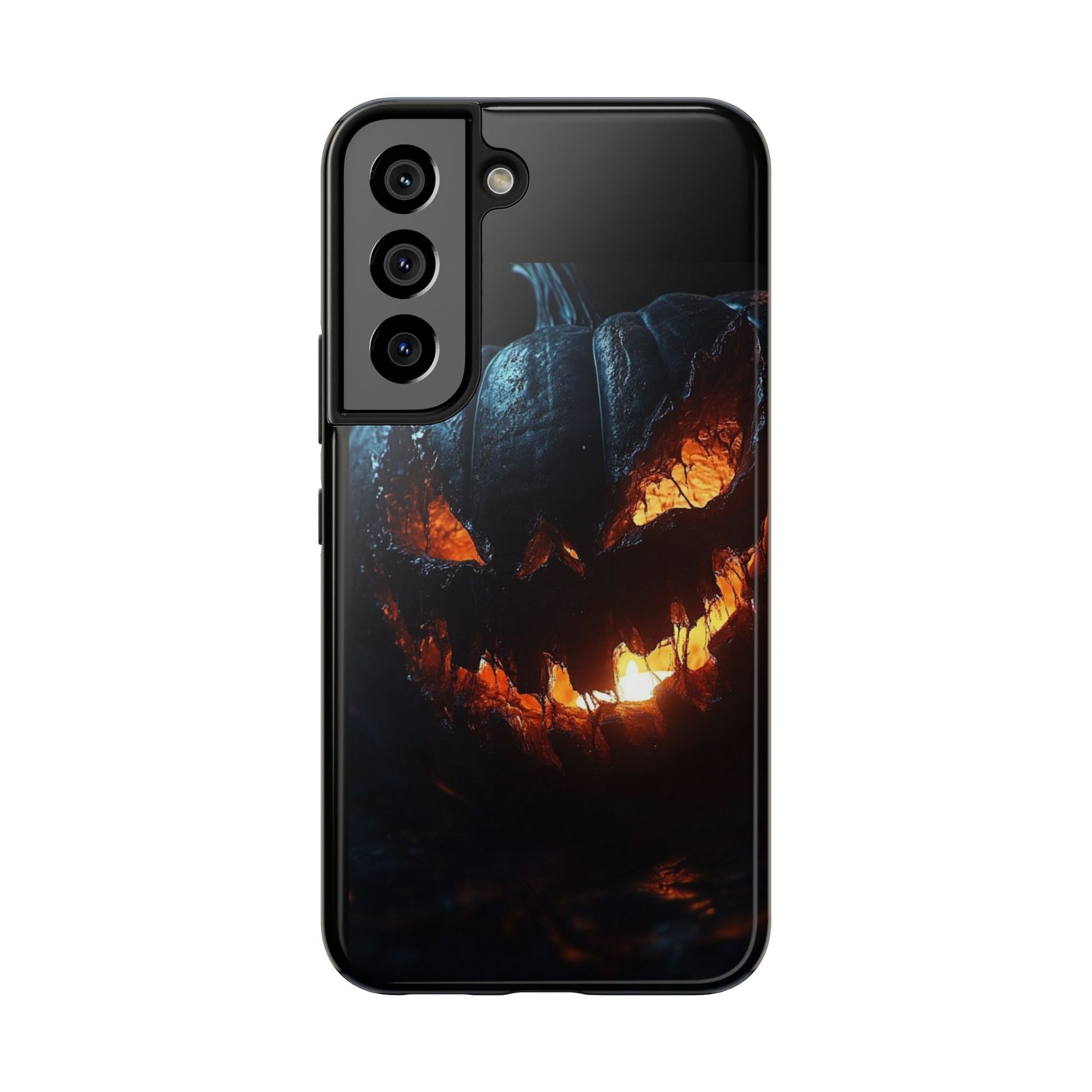 Scary Pumpkin Halloween Theme Phone Cases for iPhones & Samsung Phones