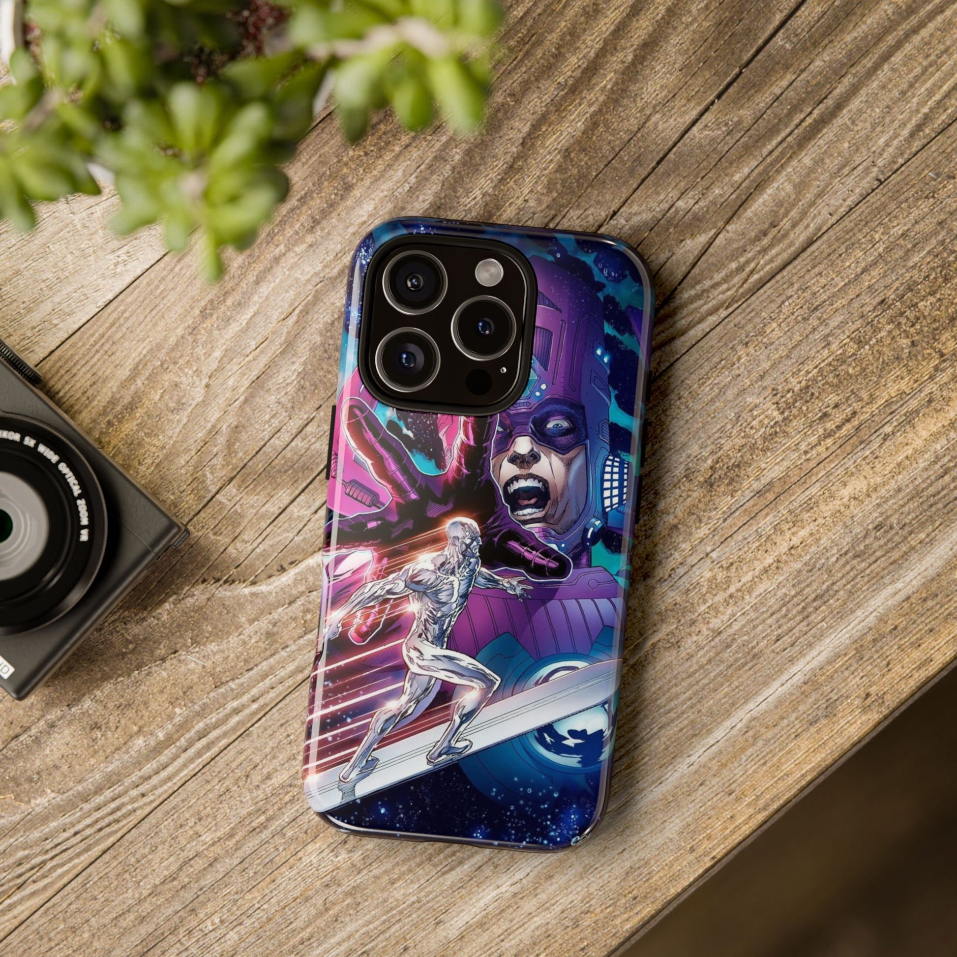 Galactus x Silver Surfer Marvel Phone Case, Tough Cases for iPhones, Samsung, and Pixel